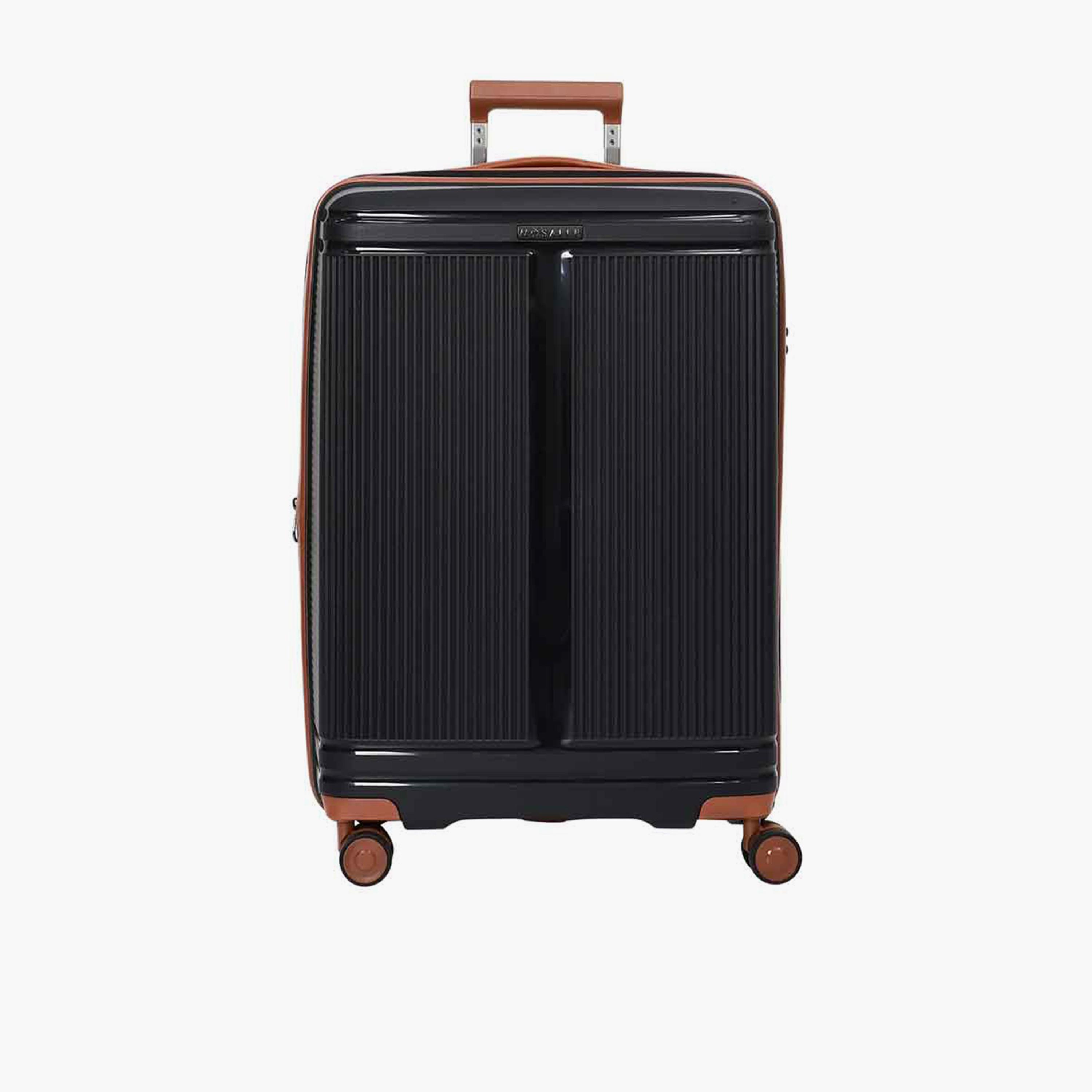 Mosafer Noble 67 CM Medium Check-in Polypropylene Hard Sided 4-Wheeler Spinner Trolley Bag with TSA Lock-travel-luggagesandbags-luggage-image-1