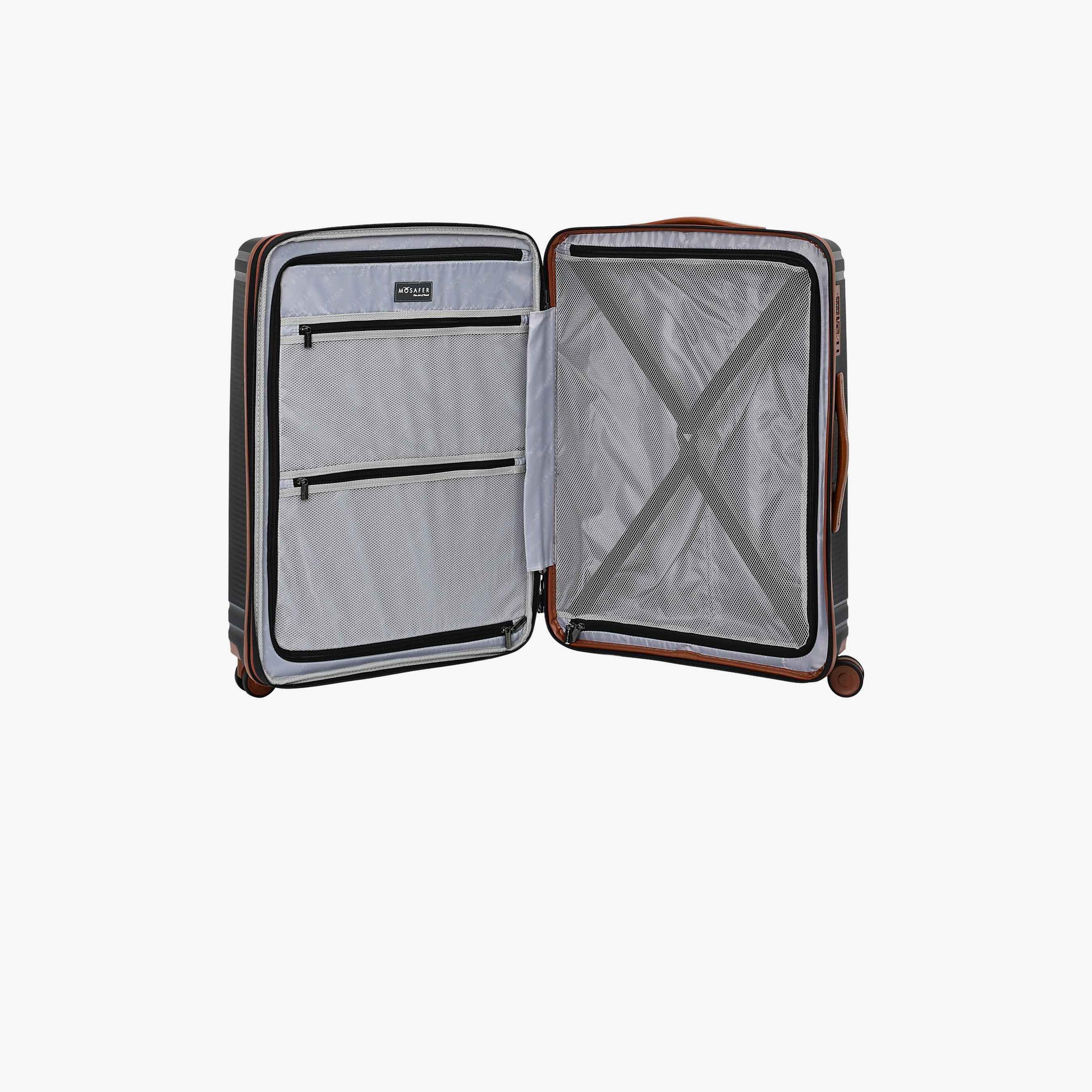 Mosafer Noble 67 CM Medium Check-in Polypropylene Hard Sided 4-Wheeler Spinner Trolley Bag with TSA Lock-travel-luggagesandbags-luggage-image-6