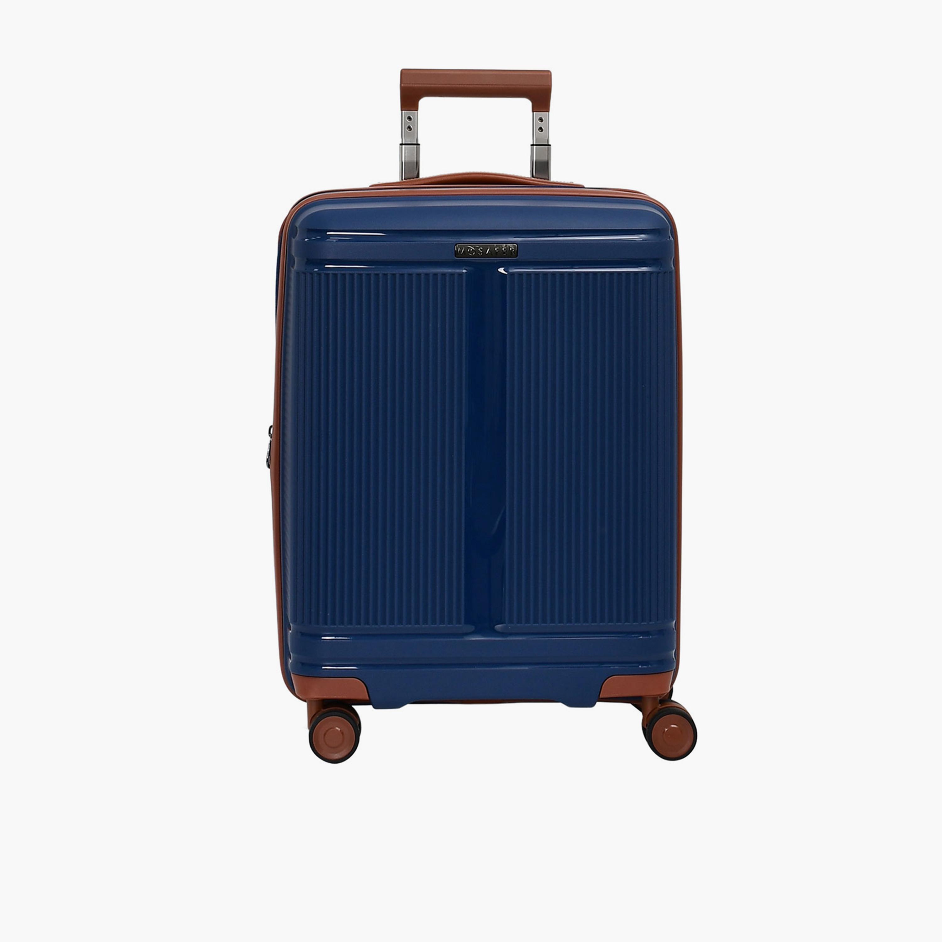 Mosafer Noble 55 CM Small Cabin Polypropylene Hard Sided 4-Wheeler Spinner Trolley Bag with TSA Lock-travel-luggagesandbags-luggage-image-1