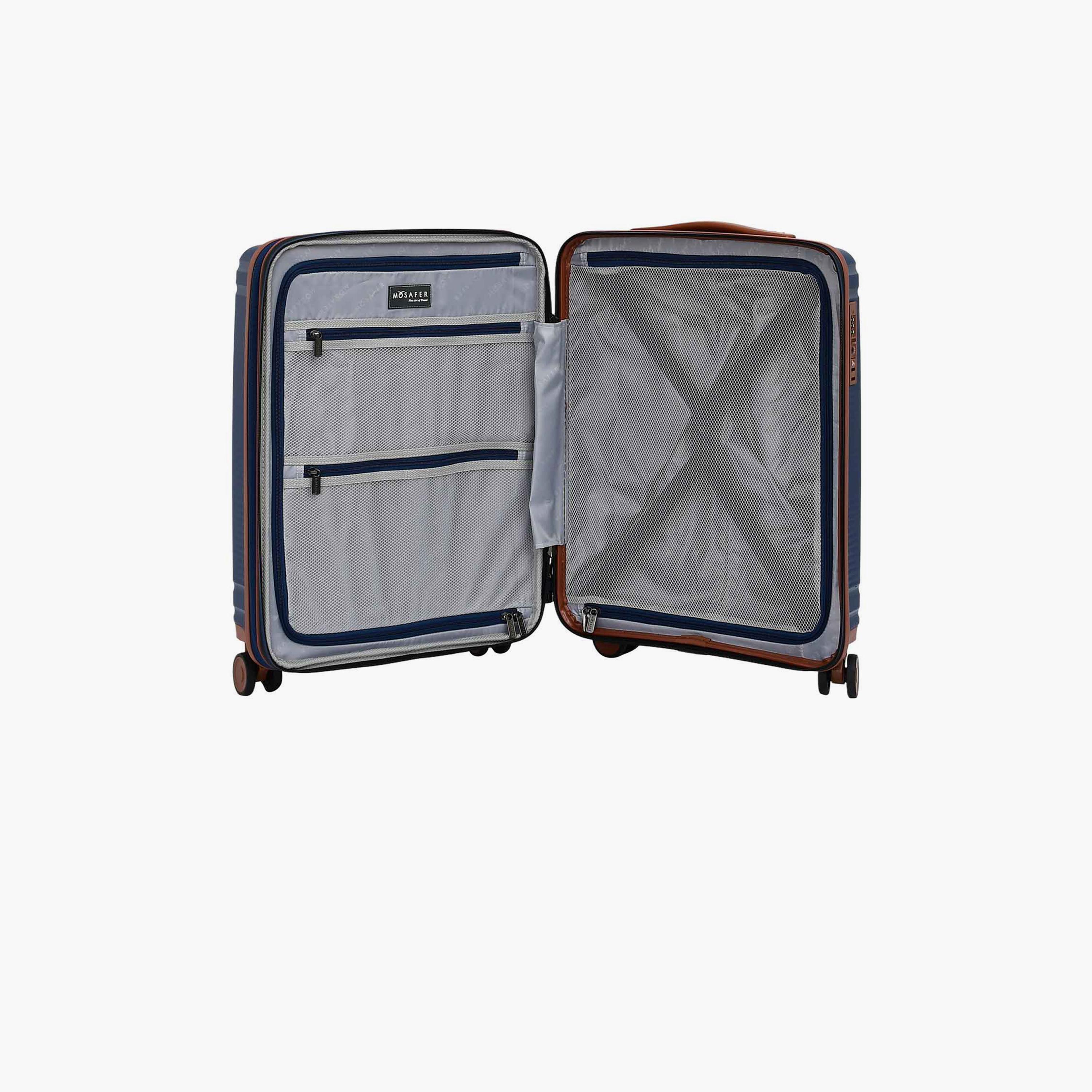 Mosafer Noble 55 CM Small Cabin Polypropylene Hard Sided 4-Wheeler Spinner Trolley Bag with TSA Lock-travel-luggagesandbags-luggage-image-6