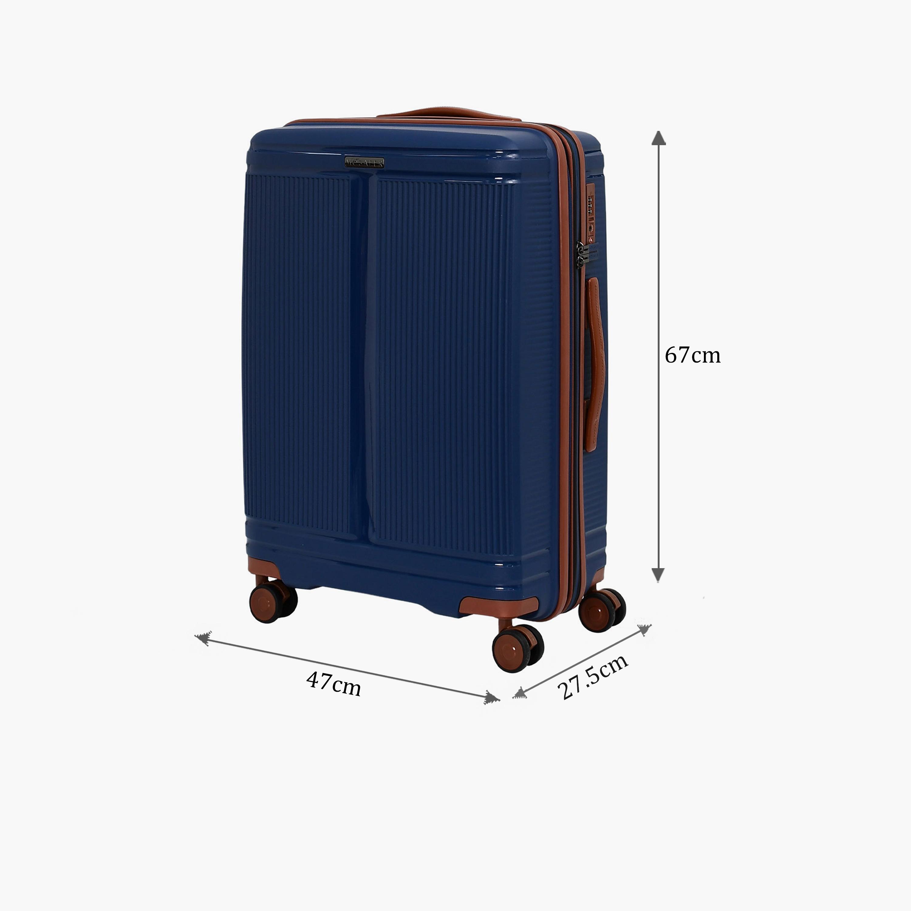 Mosafer Noble 67 CM Medium Check-in Polypropylene Hard Sided 4-Wheeler Spinner Trolley Bag with TSA Lock-travel-luggagesandbags-luggage-image-2