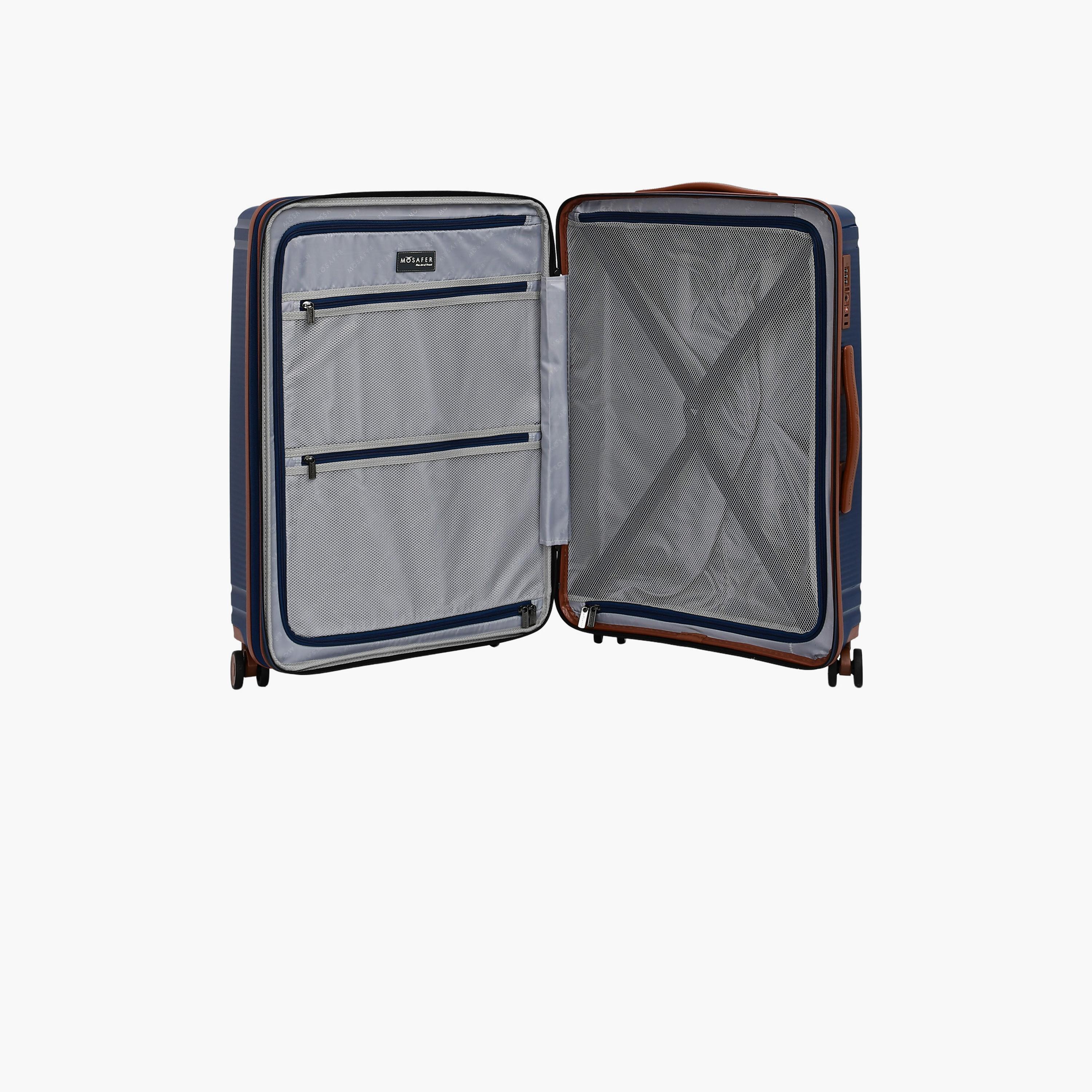 Mosafer Noble 67 CM Medium Check-in Polypropylene Hard Sided 4-Wheeler Spinner Trolley Bag with TSA Lock-travel-luggagesandbags-luggage-image-5
