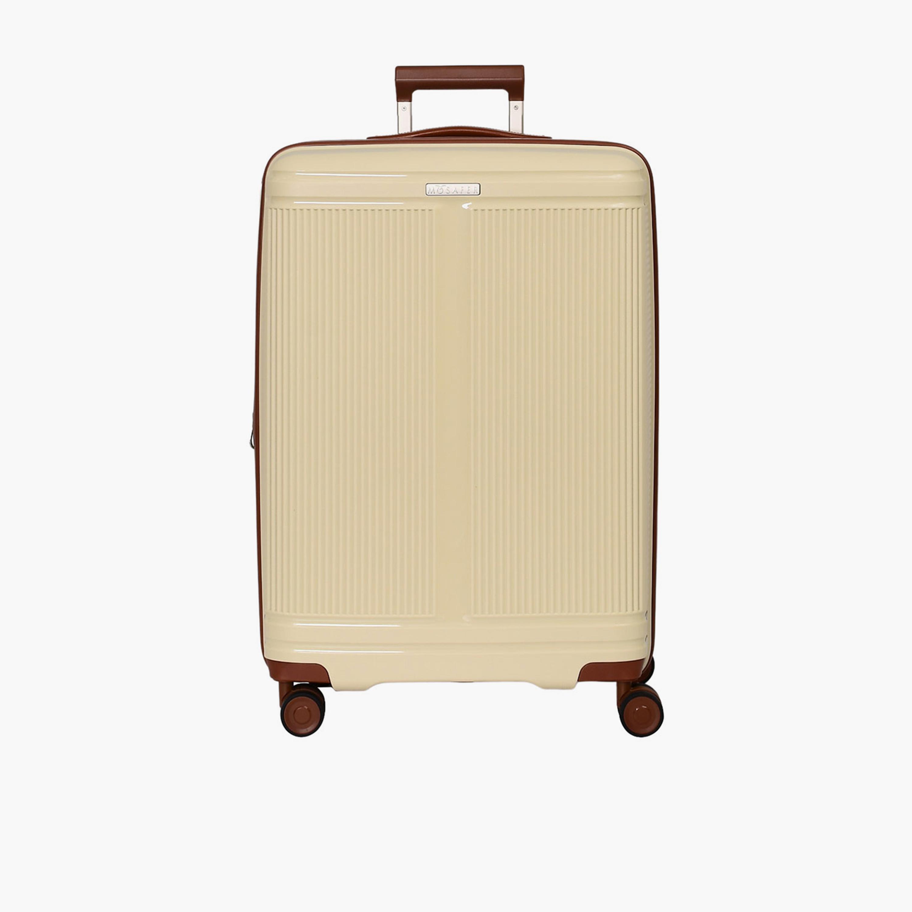 Mosafer Noble 67 CM Medium Check-in Polypropylene Hard Sided 4-Wheeler Spinner Trolley Bag with TSA Lock-travel-luggagesandbags-luggage-image-1