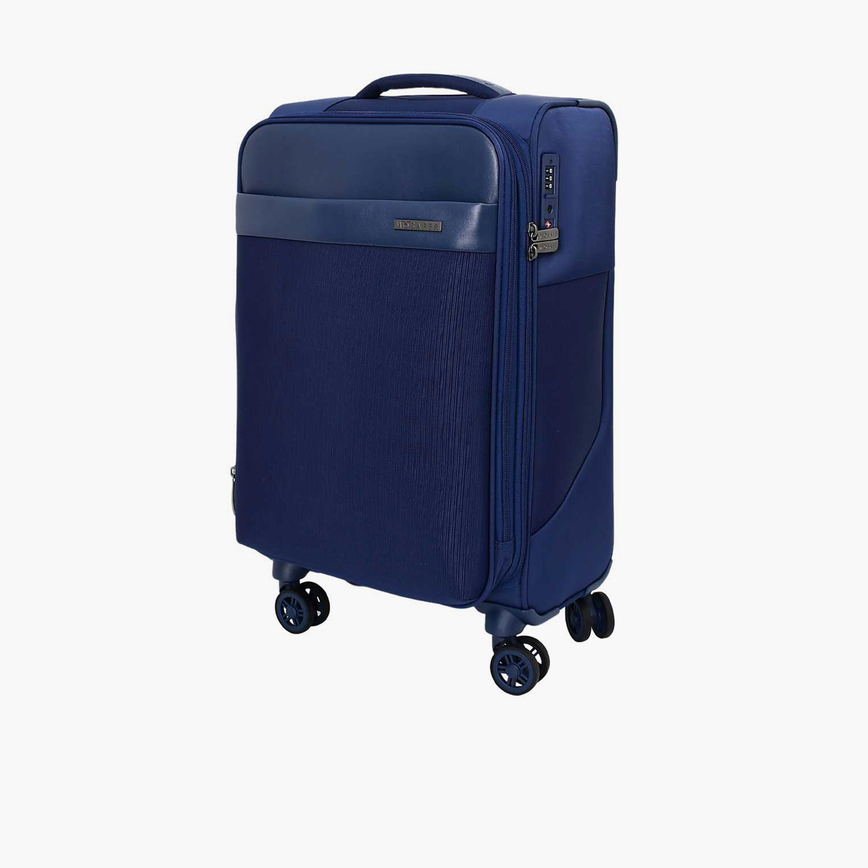 Mosafer Softlite 50 CM Small Cabin Polyester Soft Sided 4-Wheeler Spinner Trolley Bag with TSA Lock-travel-luggagesandbags-luggage-image-12