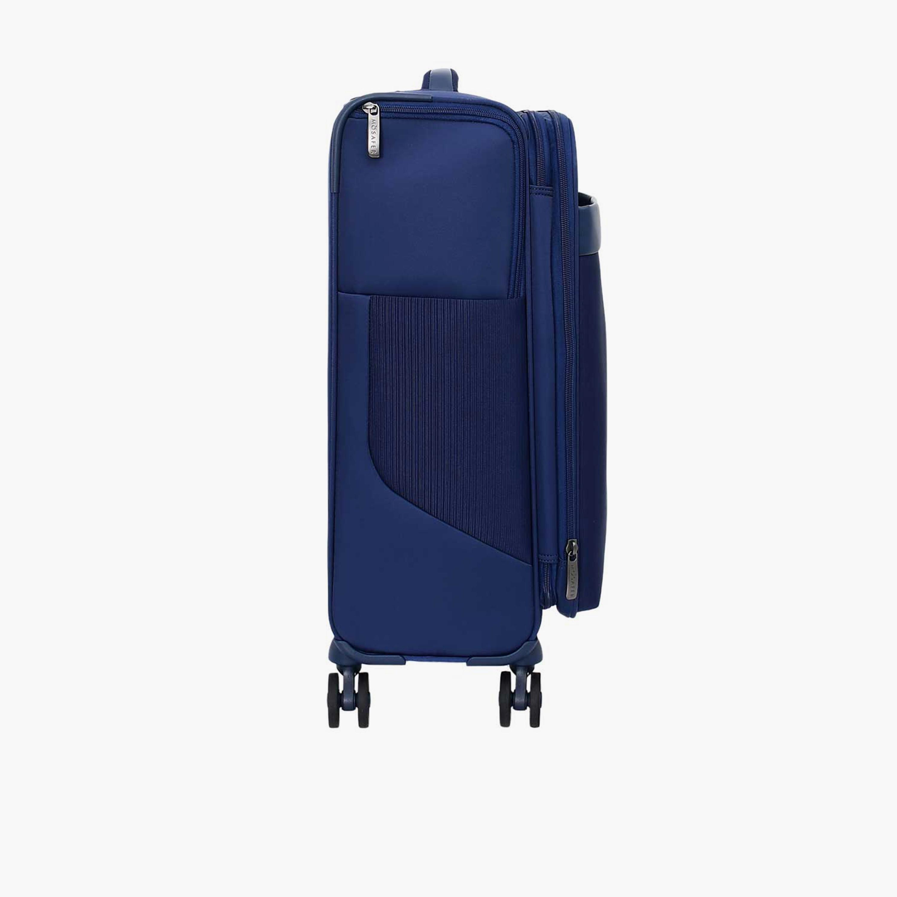 Mosafer Softlite 50 CM Small Cabin Polyester Soft Sided 4-Wheeler Spinner Trolley Bag with TSA Lock-travel-luggagesandbags-luggage-image-8