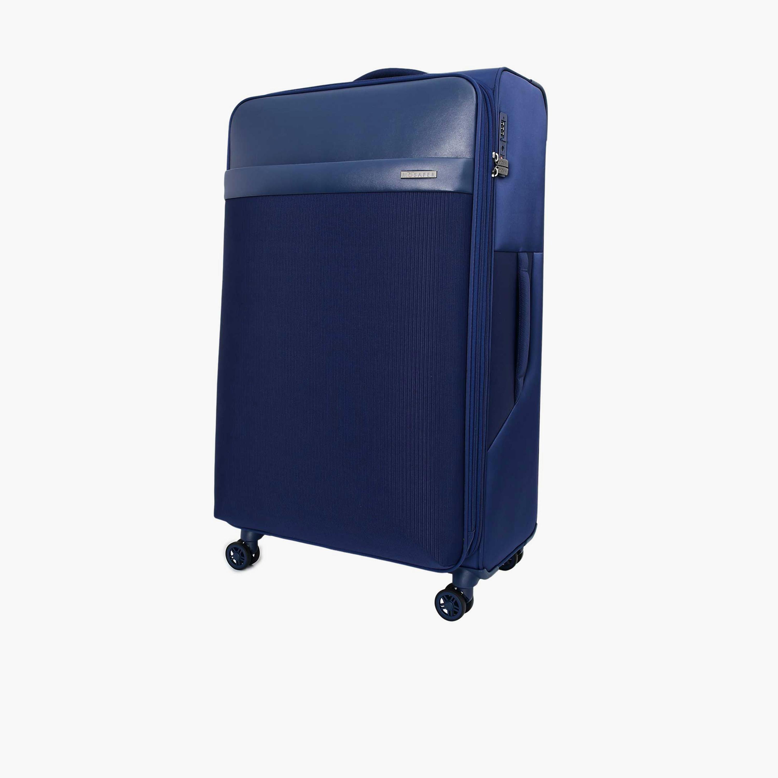 Mosafer Softlite 76 CM Large Check-in Polyester Soft Sided 4-Wheeler Spinner Trolley Bag with TSA Lock-travel-luggagesandbags-luggage-image-12