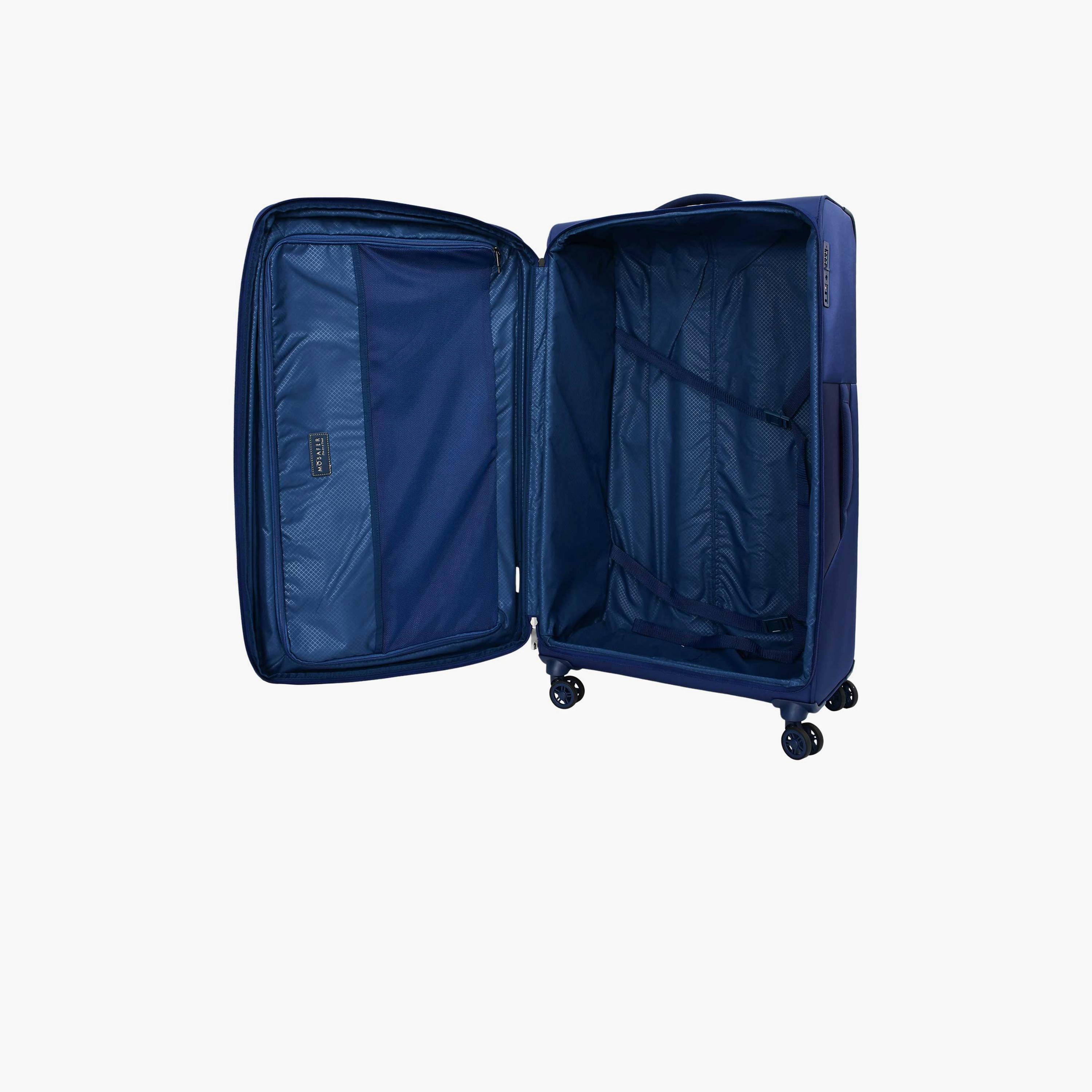 Mosafer Softlite 76 CM Large Check-in Polyester Soft Sided 4-Wheeler Spinner Trolley Bag with TSA Lock-travel-luggagesandbags-luggage-image-6