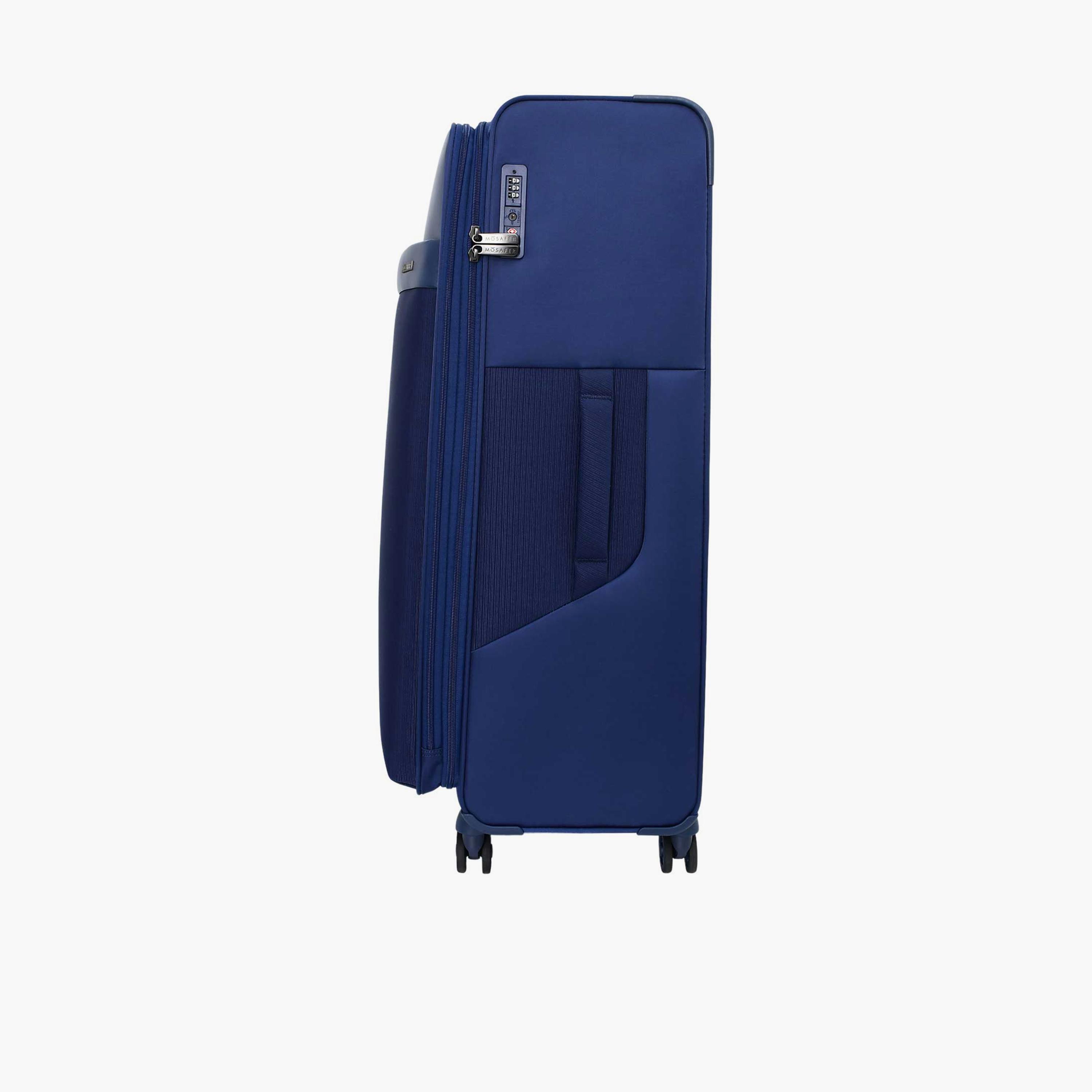 Mosafer Softlite 76 CM Large Check-in Polyester Soft Sided 4-Wheeler Spinner Trolley Bag with TSA Lock-travel-luggagesandbags-luggage-image-7
