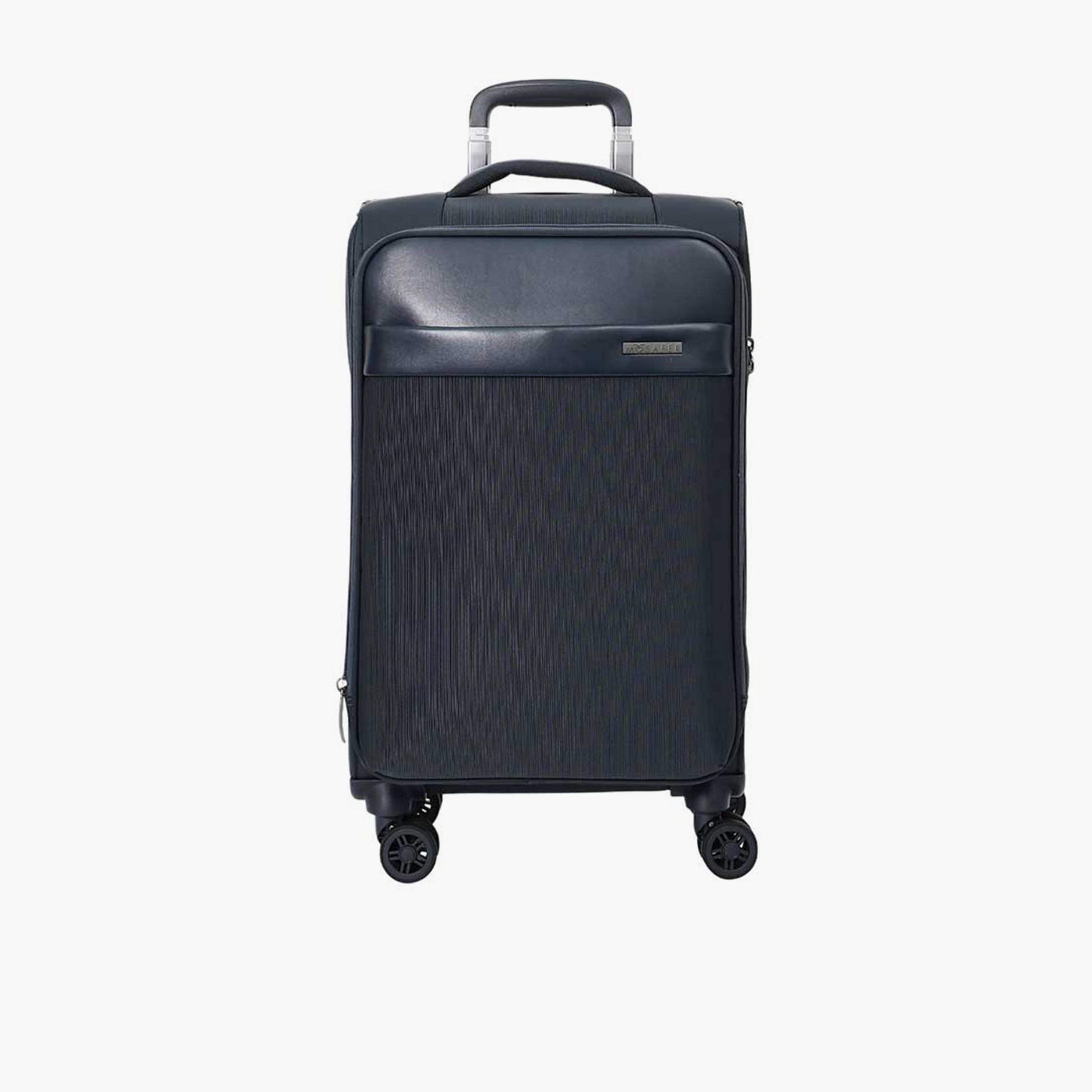 Mosafer Softlite 50 CM Small Cabin Polyester Soft Sided 4-Wheeler Spinner Trolley Bag with TSA Lock-travel-luggagesandbags-luggage-image-1