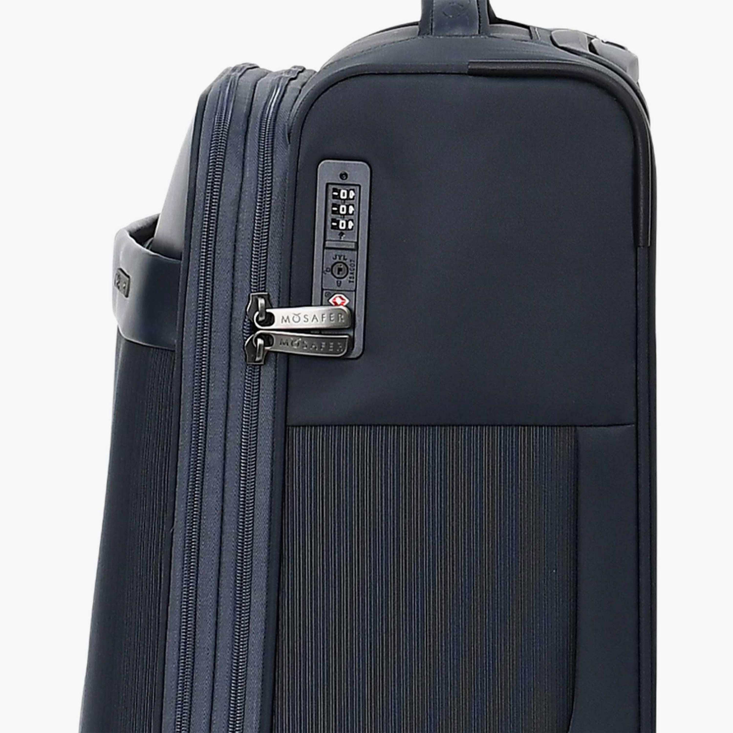 Mosafer Softlite 50 CM Small Cabin Polyester Soft Sided 4-Wheeler Spinner Trolley Bag with TSA Lock-travel-luggagesandbags-luggage-image-14