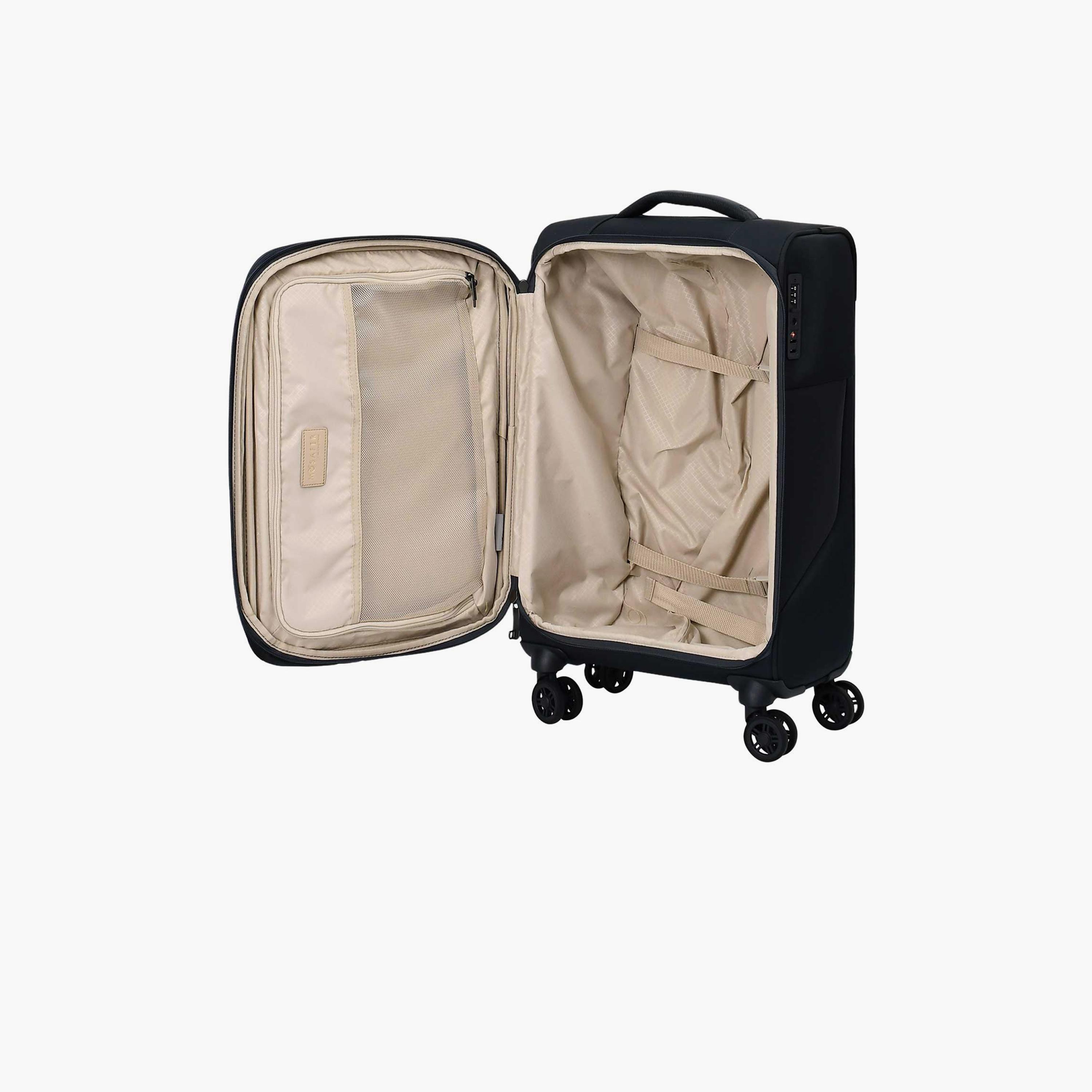Mosafer Softlite 50 CM Small Cabin Polyester Soft Sided 4-Wheeler Spinner Trolley Bag with TSA Lock-travel-luggagesandbags-luggage-image-6
