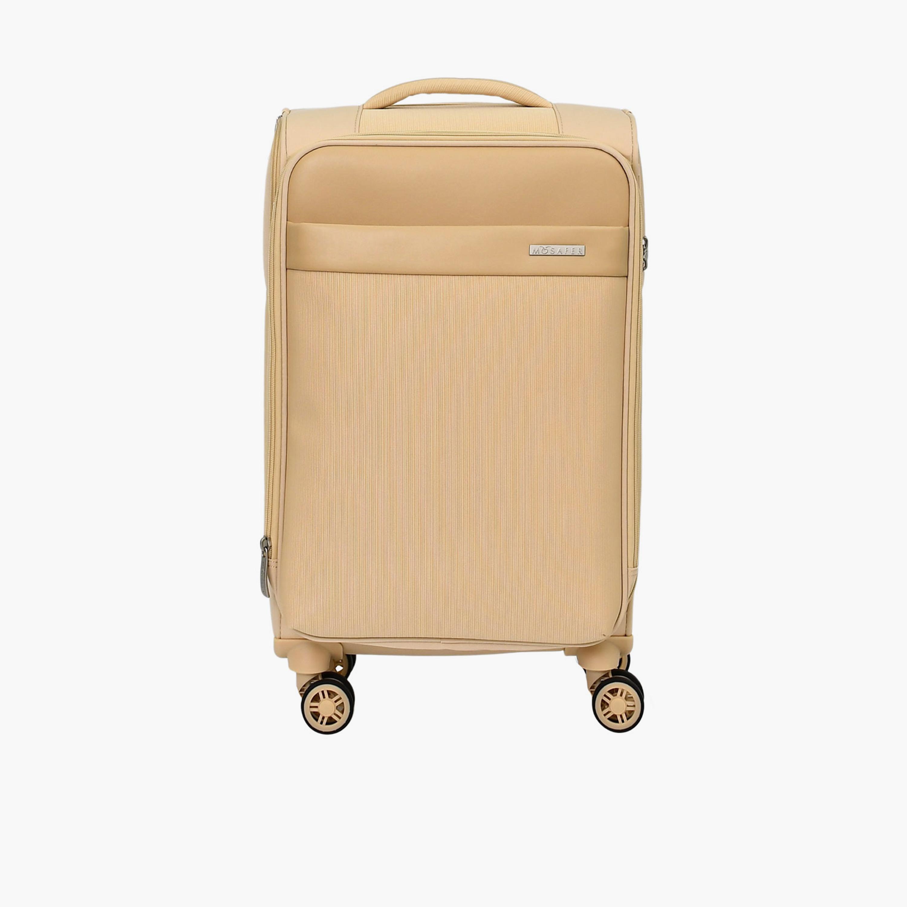 Mosafer Softlite 50 CM Small Cabin Polyester Soft Sided 4-Wheeler Spinner Trolley Bag with TSA Lock-travel-luggagesandbags-luggage-image-10