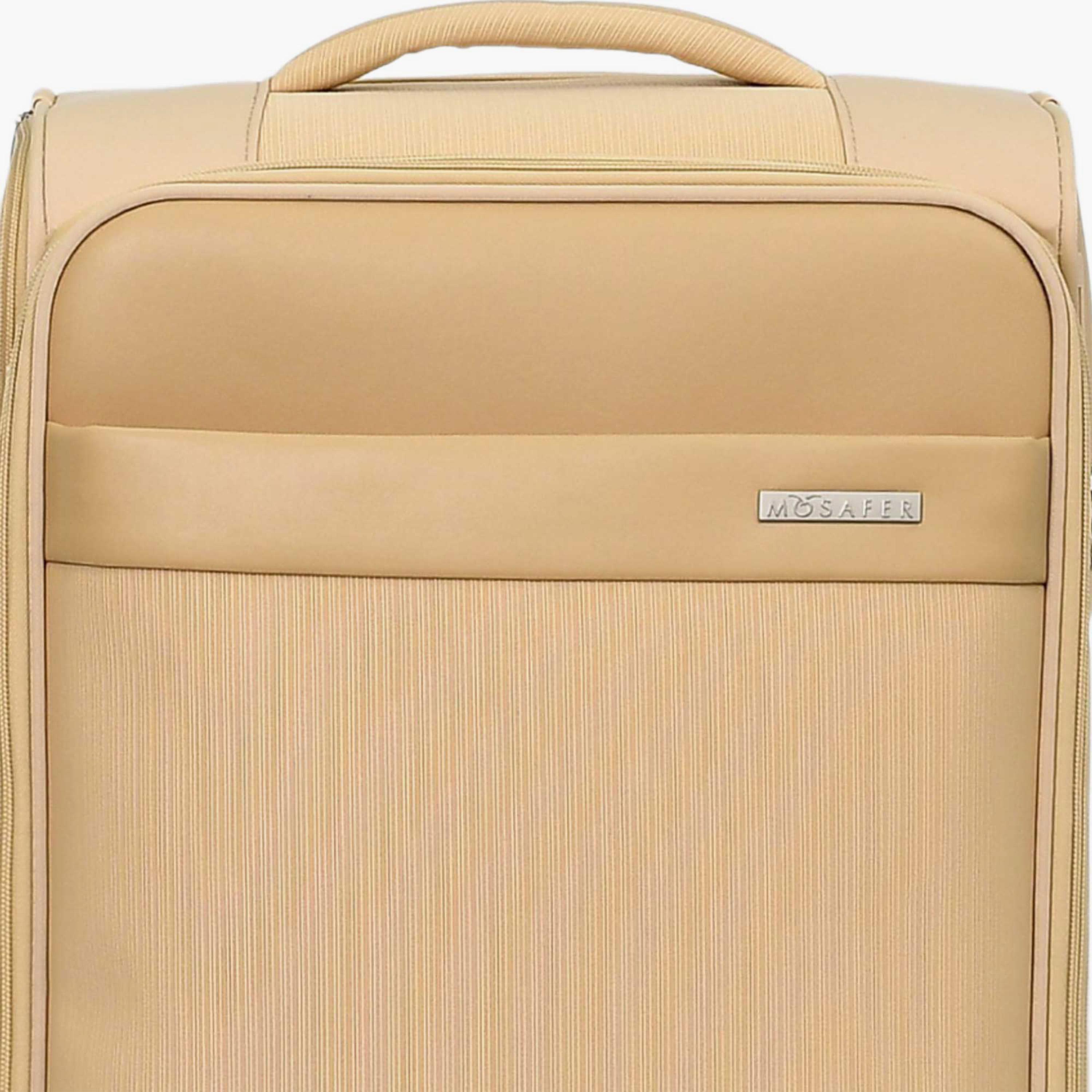 Mosafer Softlite 50 CM Small Cabin Polyester Soft Sided 4-Wheeler Spinner Trolley Bag with TSA Lock-travel-luggagesandbags-luggage-image-16