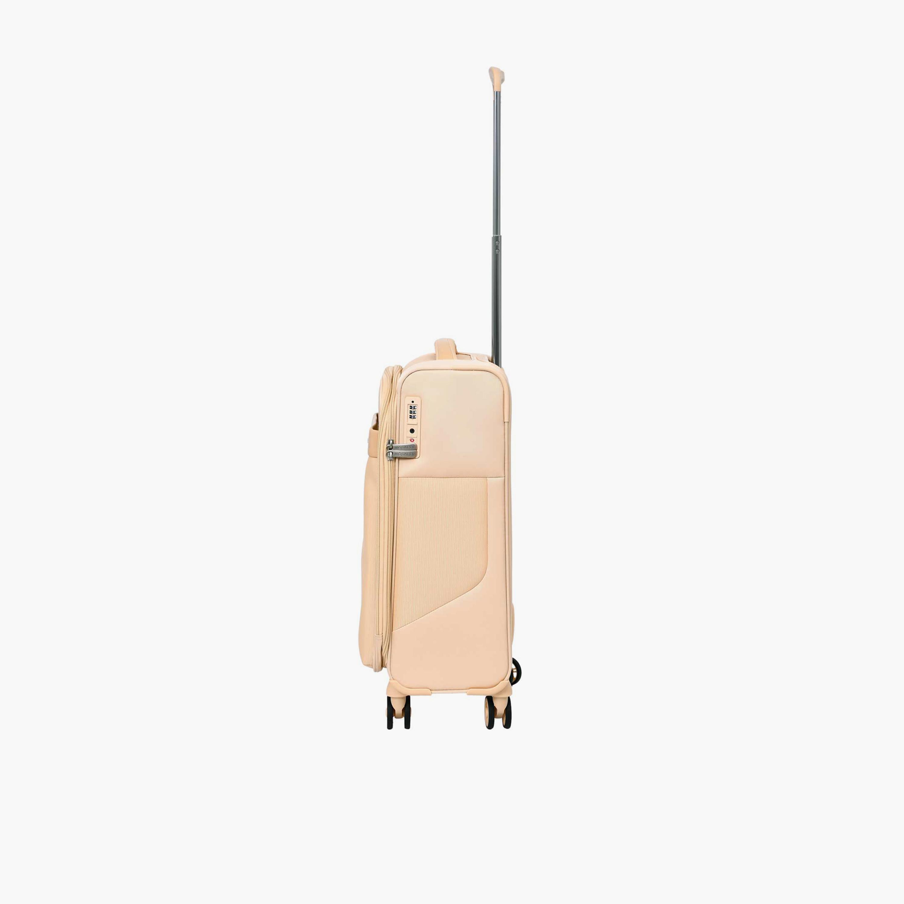 Mosafer Softlite 50 CM Small Cabin Polyester Soft Sided 4-Wheeler Spinner Trolley Bag with TSA Lock-travel-luggagesandbags-luggage-image-7