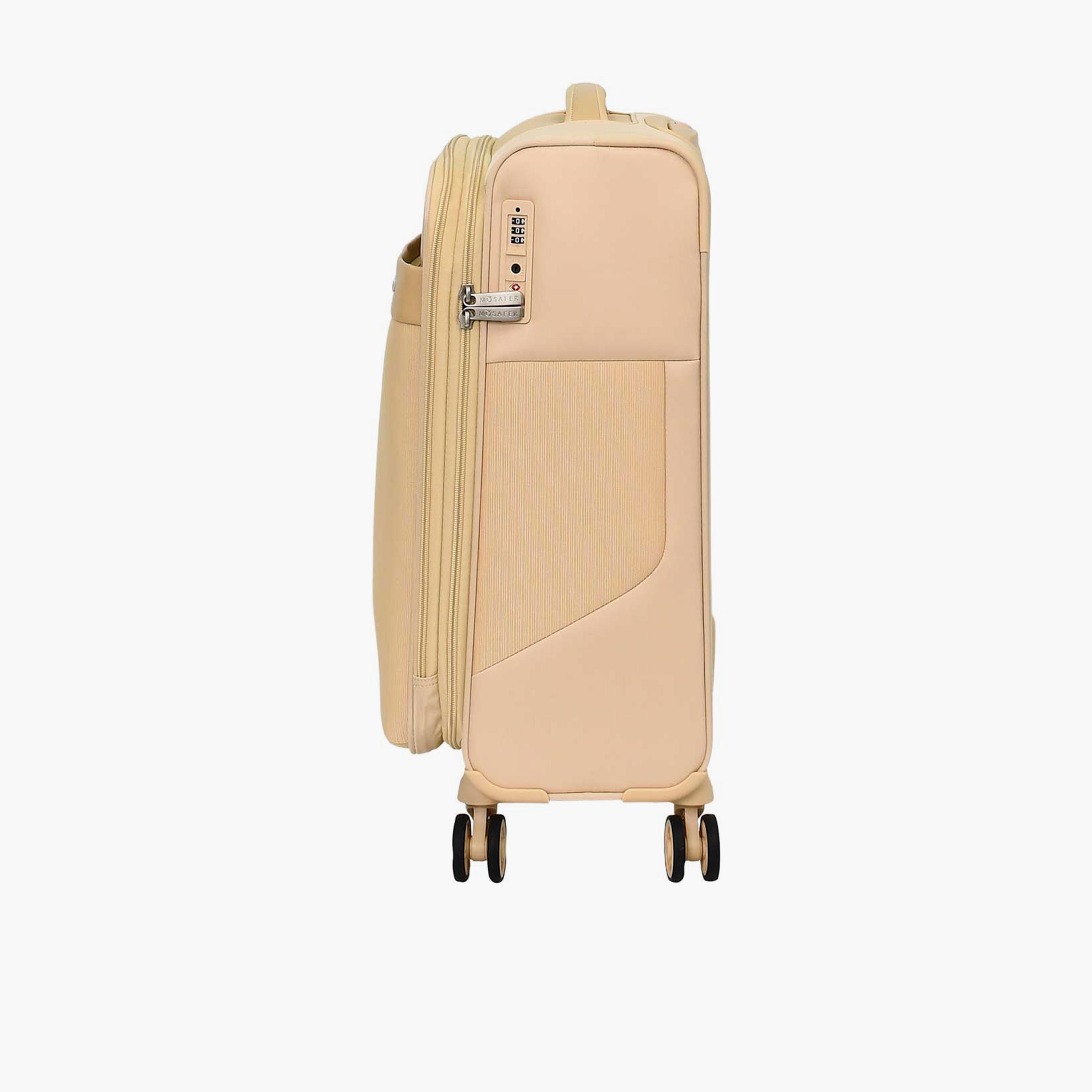Mosafer Softlite 50 CM Small Cabin Polyester Soft Sided 4-Wheeler Spinner Trolley Bag with TSA Lock-travel-luggagesandbags-luggage-image-8