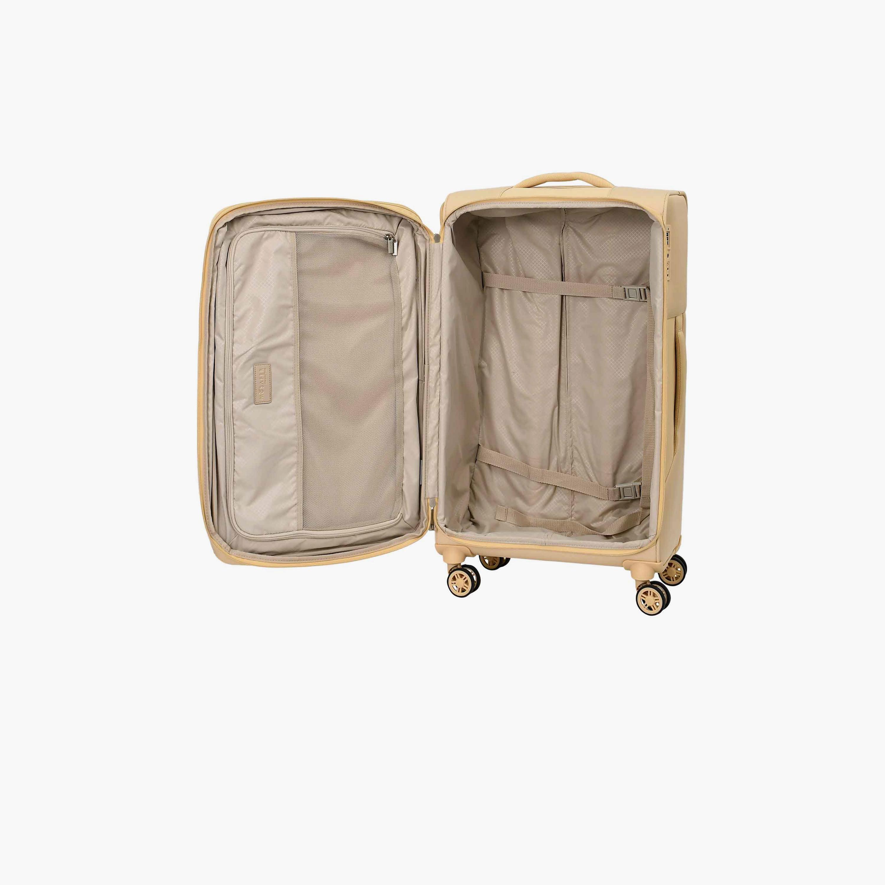 Mosafer Softlite 63 CM Medium Check-in Polyester Soft Sided 4-Wheeler Spinner Trolley Bag with TSA Lock-travel-luggagesandbags-luggage-image-6
