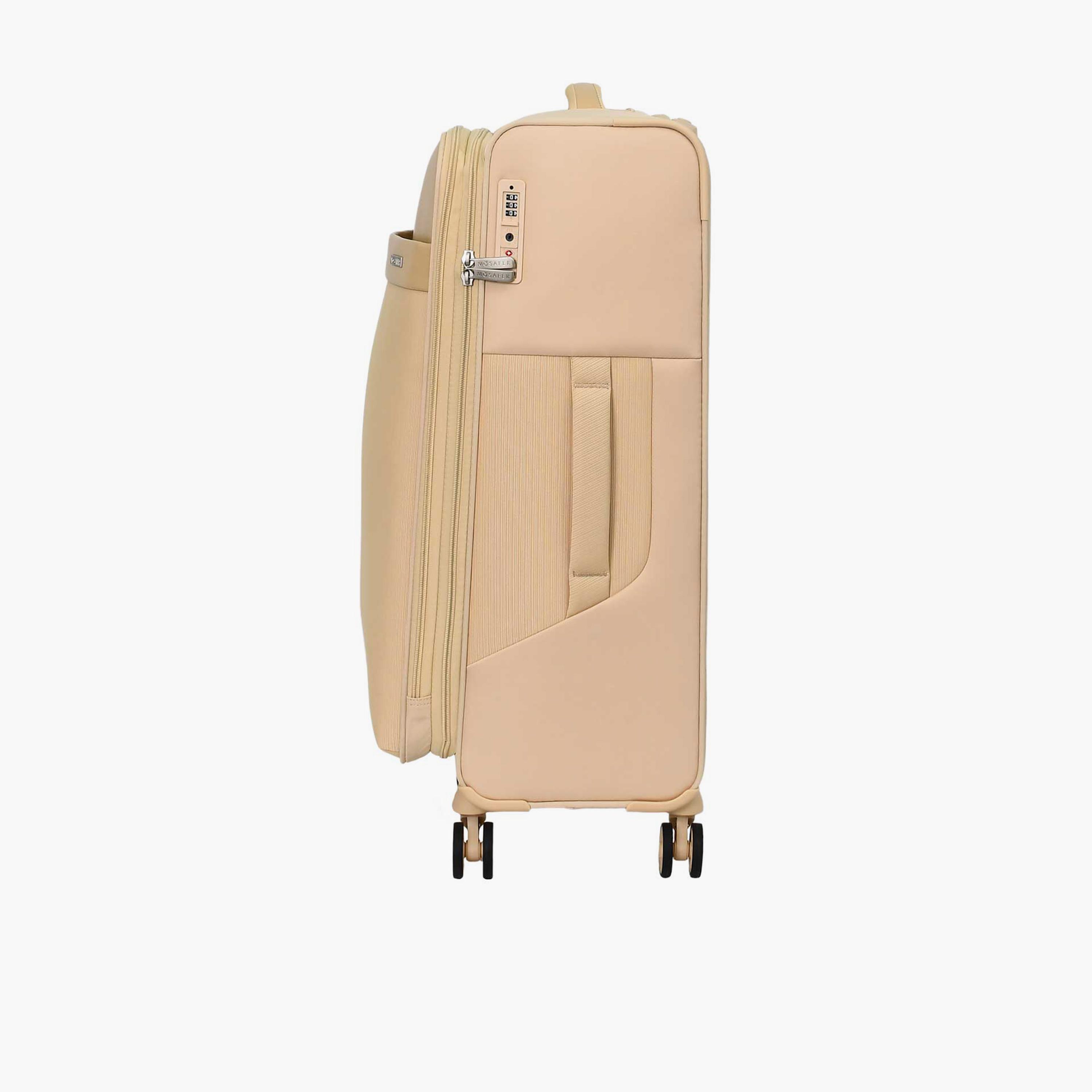 Mosafer Softlite 63 CM Medium Check-in Polyester Soft Sided 4-Wheeler Spinner Trolley Bag with TSA Lock-travel-luggagesandbags-luggage-image-7