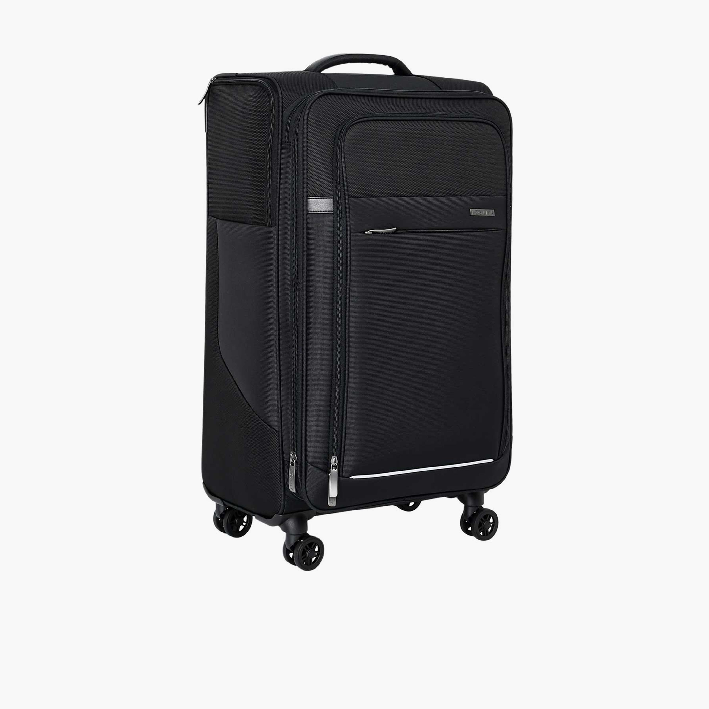 Mosafer Desire II 63 CM Medium Check-in Polyester Soft Sided 4-Wheeler Spinner Trolley Bag with TSA Lock-travel-luggagesandbags-luggage-image-11