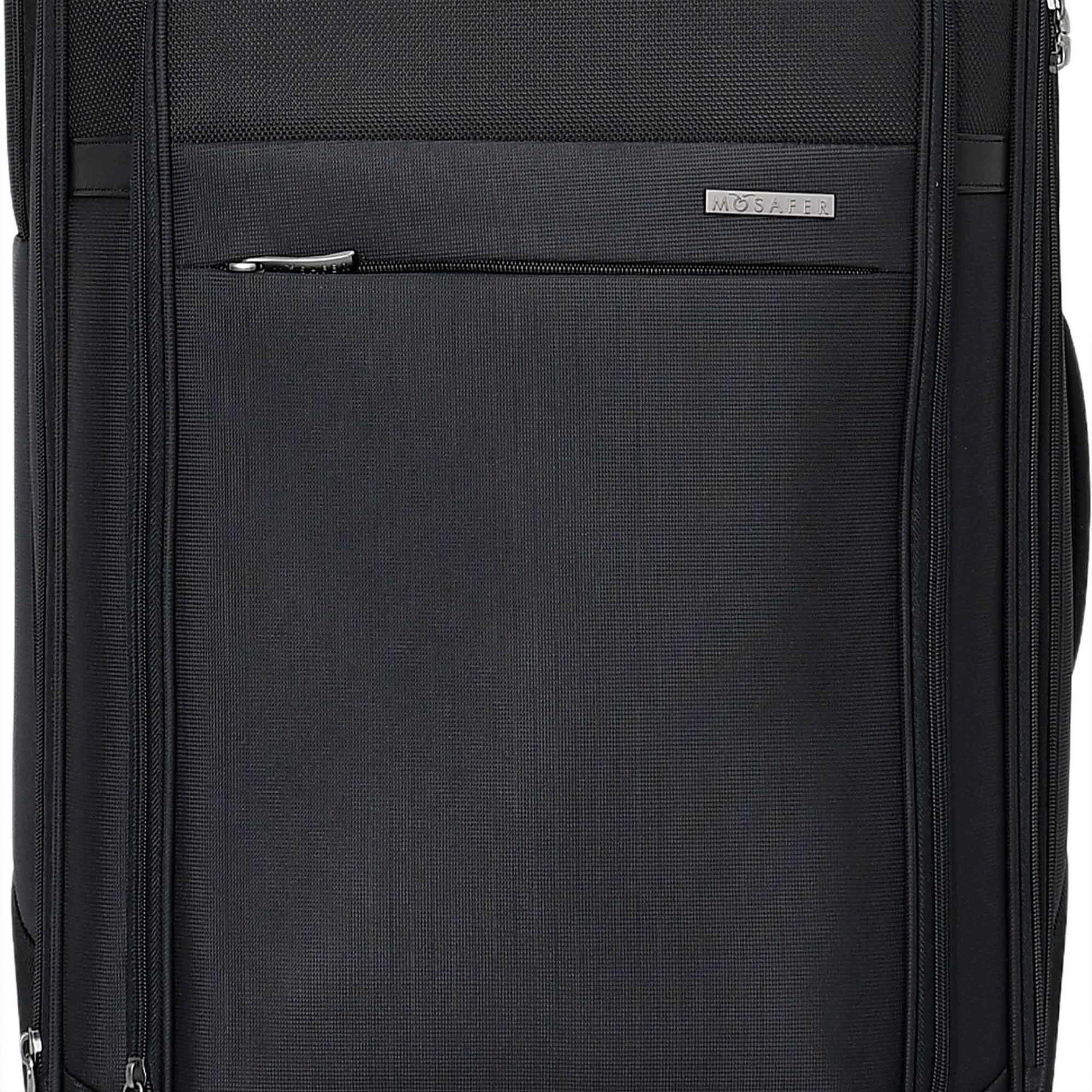 Mosafer Desire II 63 CM Medium Check-in Polyester Soft Sided 4-Wheeler Spinner Trolley Bag with TSA Lock-travel-luggagesandbags-luggage-image-15