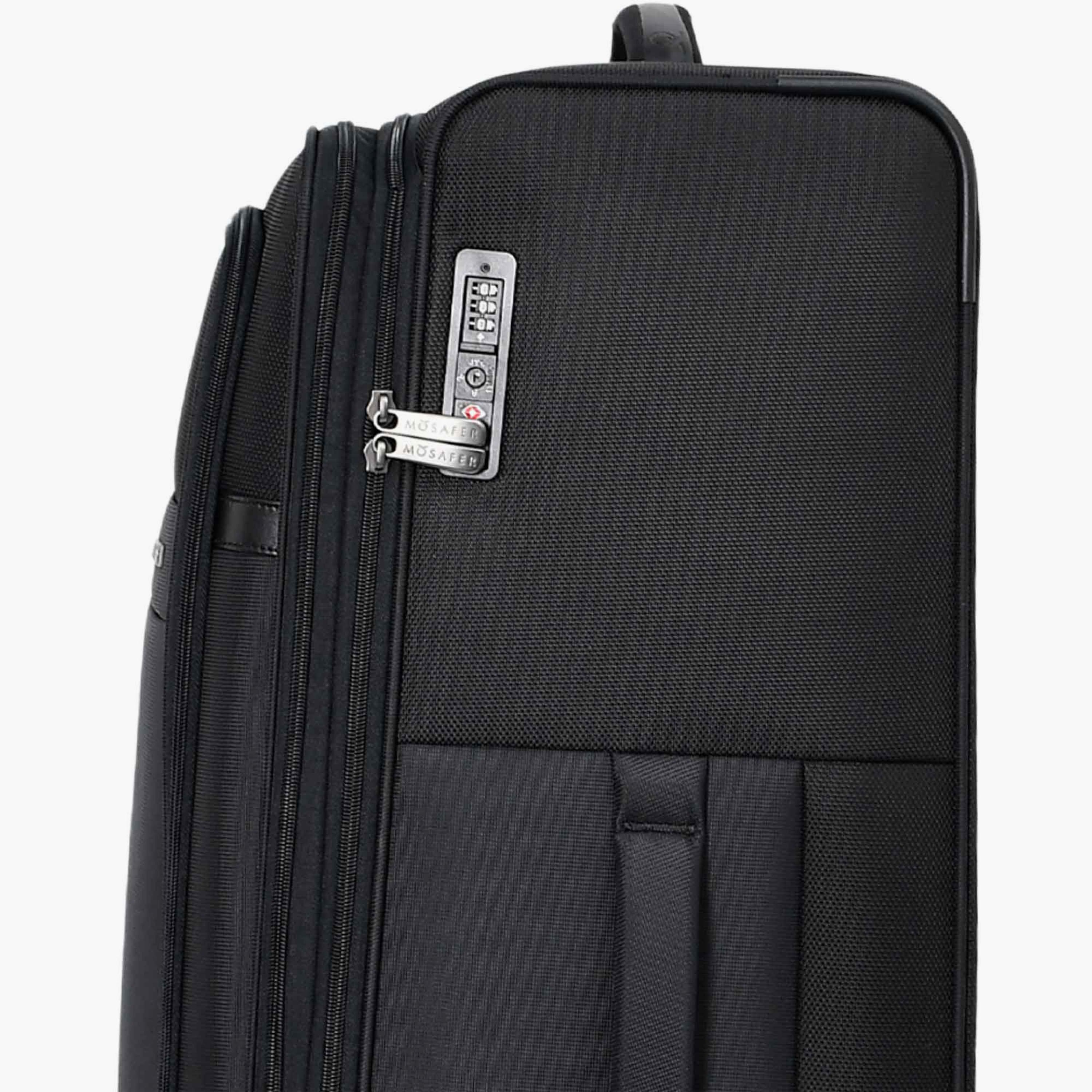 Mosafer Desire II 76 CM Large Check-in Polyester Soft Sided 4-Wheeler Spinner Trolley Bag with TSA Lock-travel-luggagesandbags-luggage-image-14