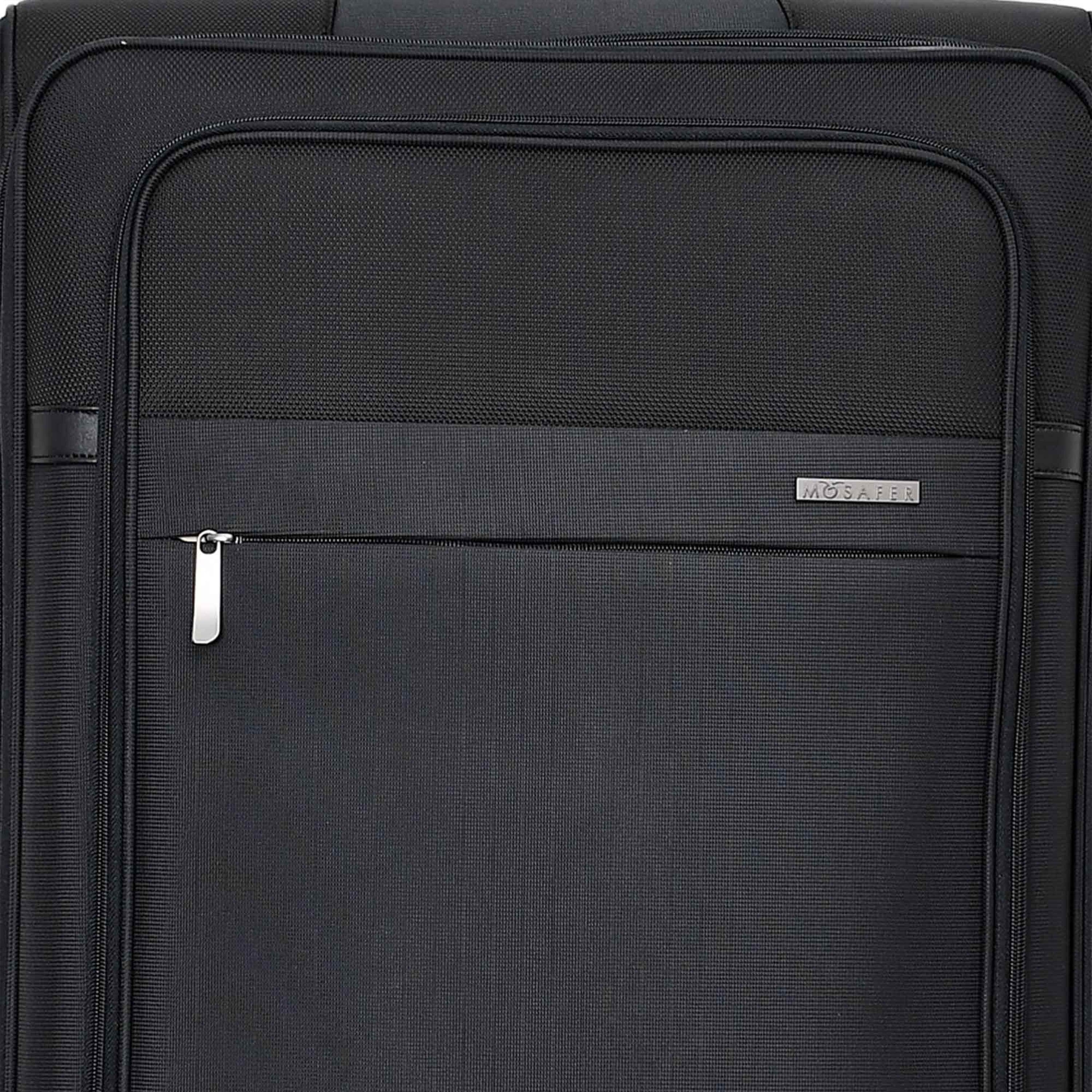 Mosafer Desire II 76 CM Large Check-in Polyester Soft Sided 4-Wheeler Spinner Trolley Bag with TSA Lock-travel-luggagesandbags-luggage-image-15