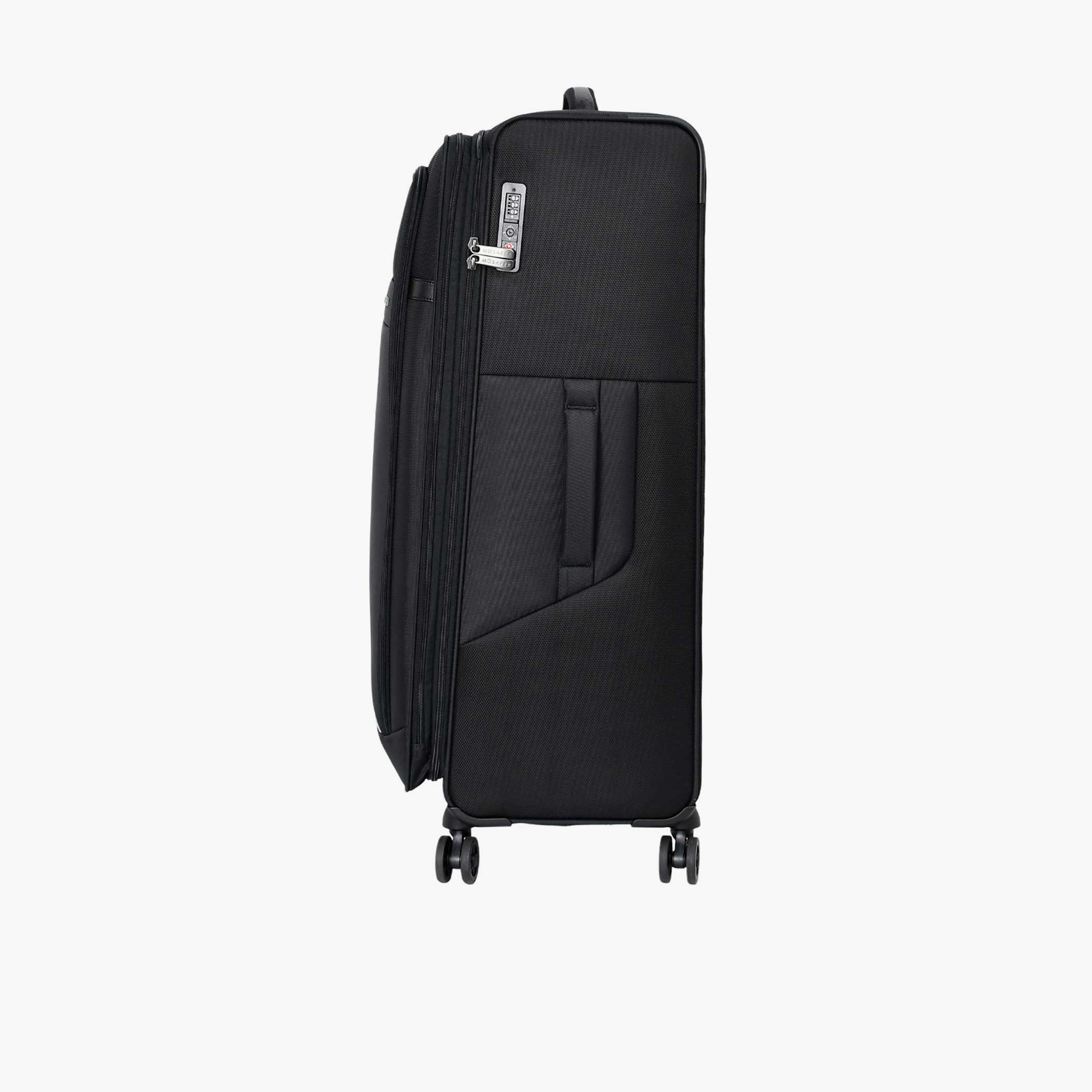 Mosafer Desire II 76 CM Large Check-in Polyester Soft Sided 4-Wheeler Spinner Trolley Bag with TSA Lock-travel-luggagesandbags-luggage-image-7
