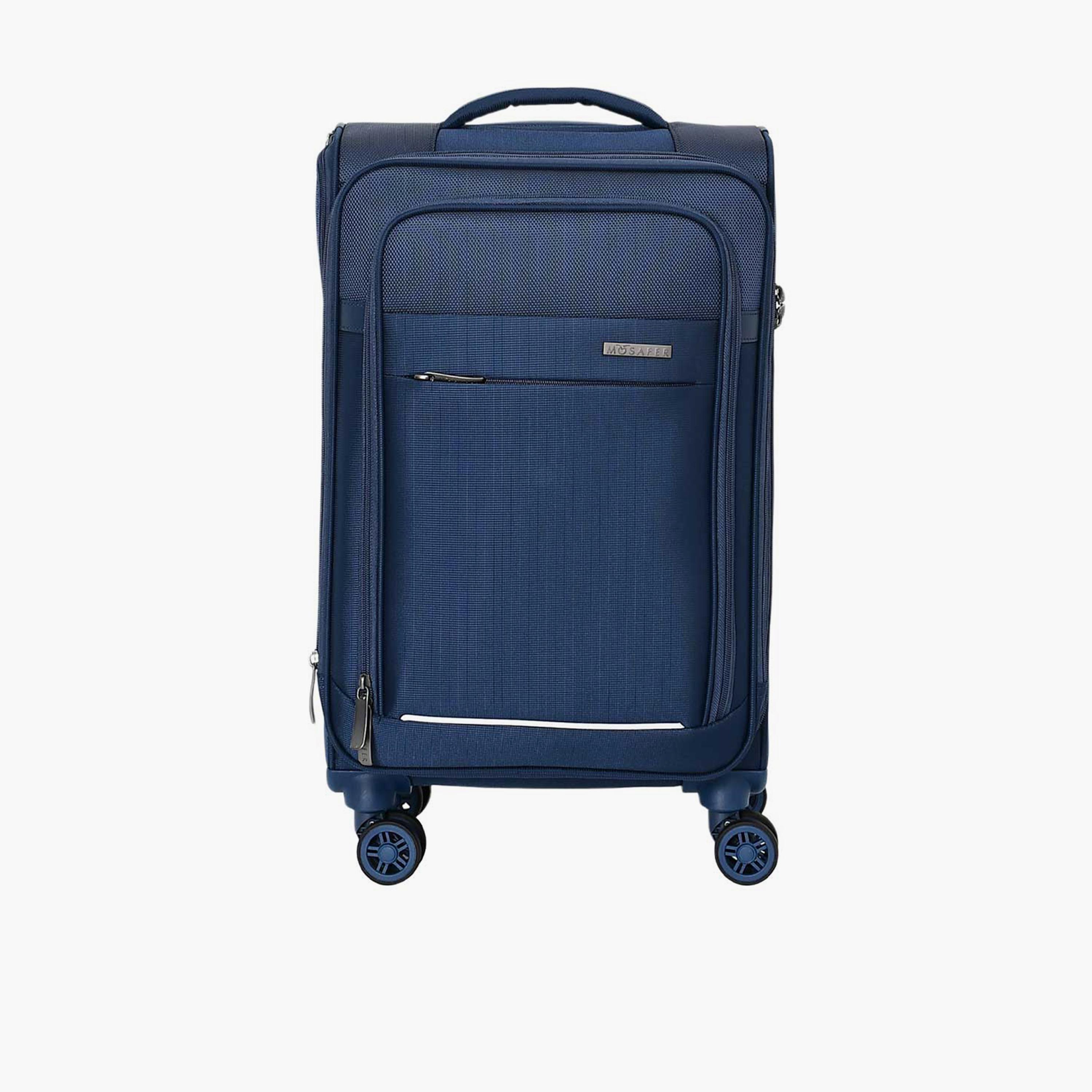 Mosafer Desire II 50 CM Small Cabin Polyester Soft Sided 4-Wheeler Spinner Trolley Bag with TSA Lock-travel-luggagesandbags-luggage-image-10
