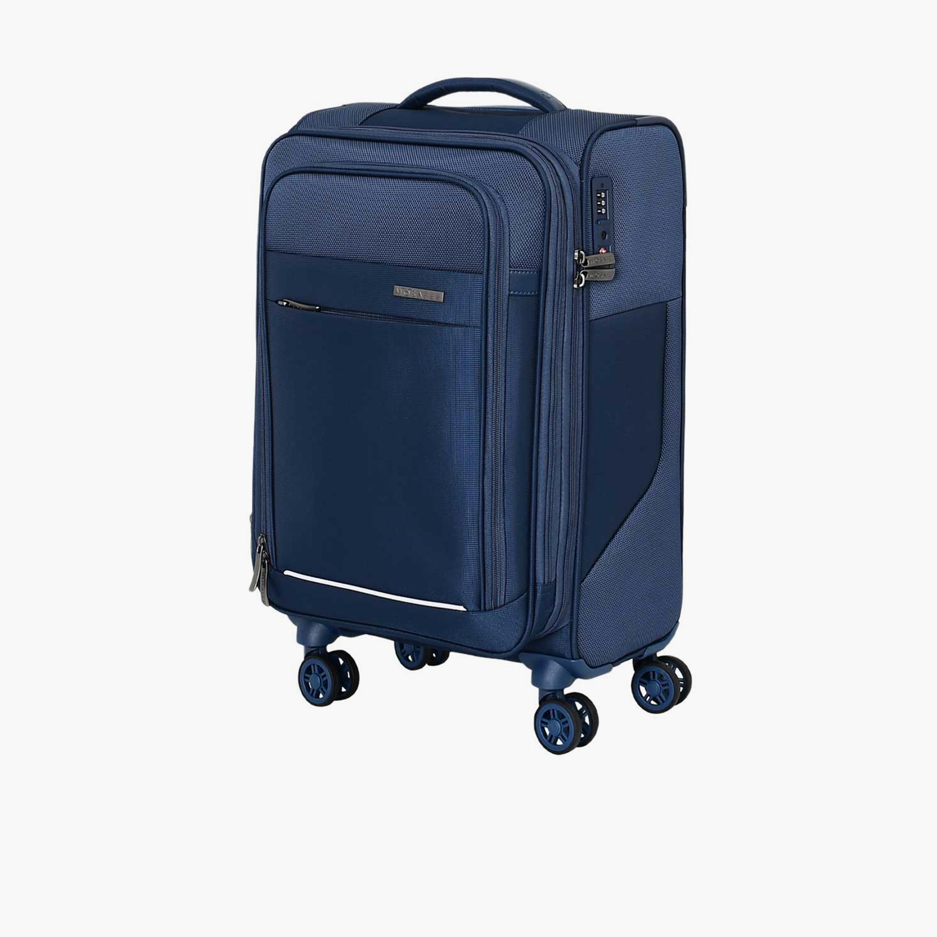 Mosafer Desire II 50 CM Small Cabin Polyester Soft Sided 4-Wheeler Spinner Trolley Bag with TSA Lock-travel-luggagesandbags-luggage-image-12