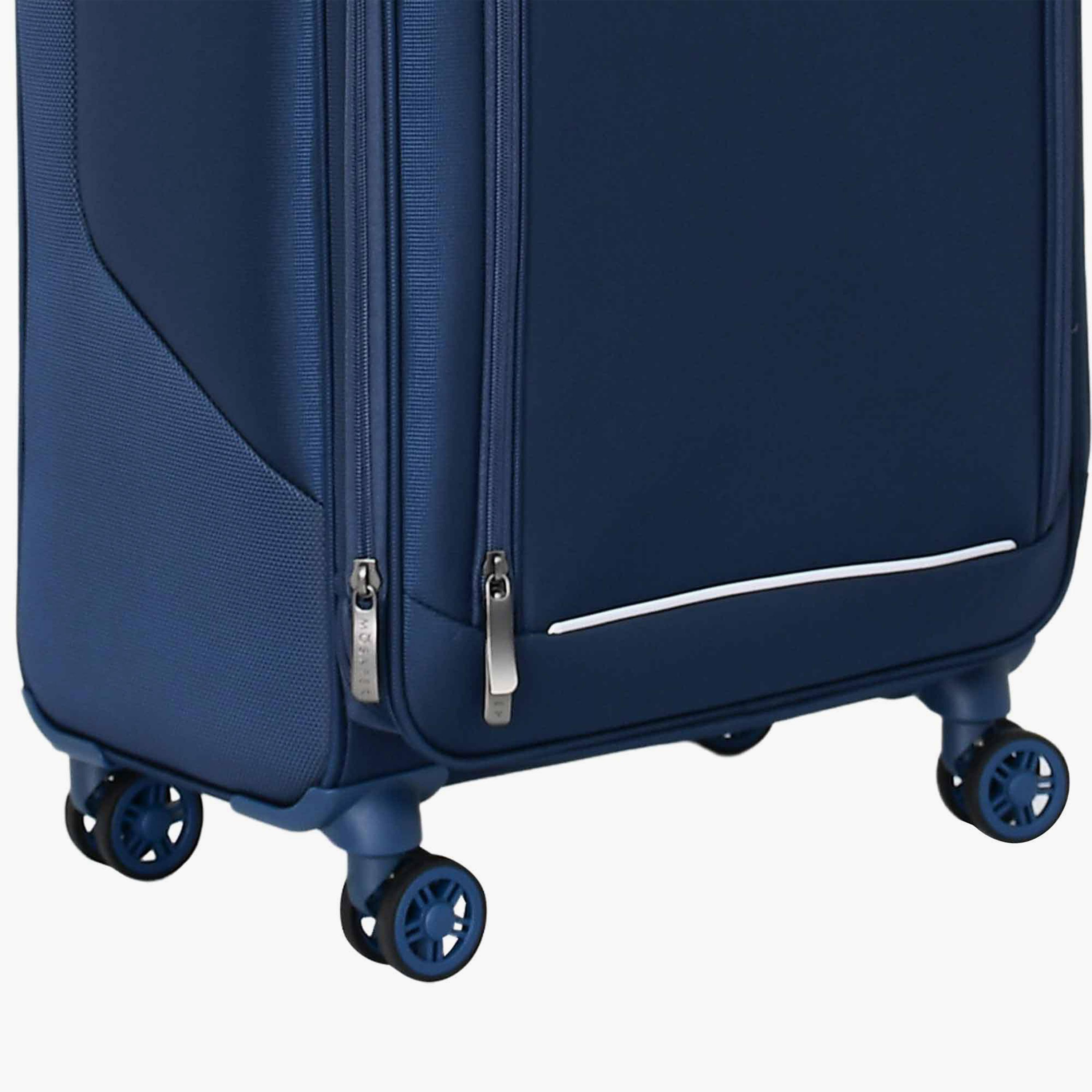 Mosafer Desire II 63 CM Medium Check-in Polyester Soft Sided 4-Wheeler Spinner Trolley Bag with TSA Lock-travel-luggagesandbags-luggage-image-13
