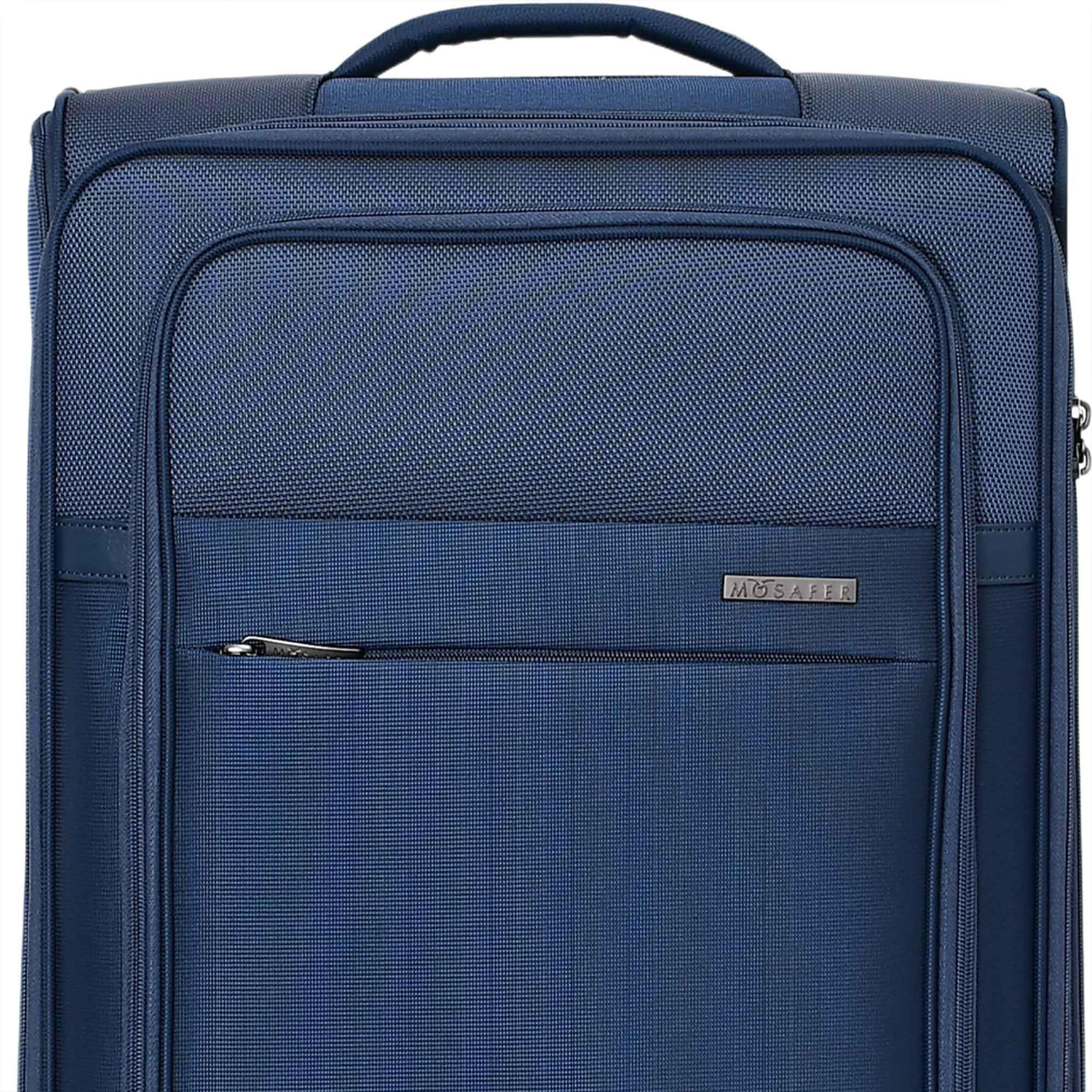 Mosafer Desire II 63 CM Medium Check-in Polyester Soft Sided 4-Wheeler Spinner Trolley Bag with TSA Lock-travel-luggagesandbags-luggage-image-15