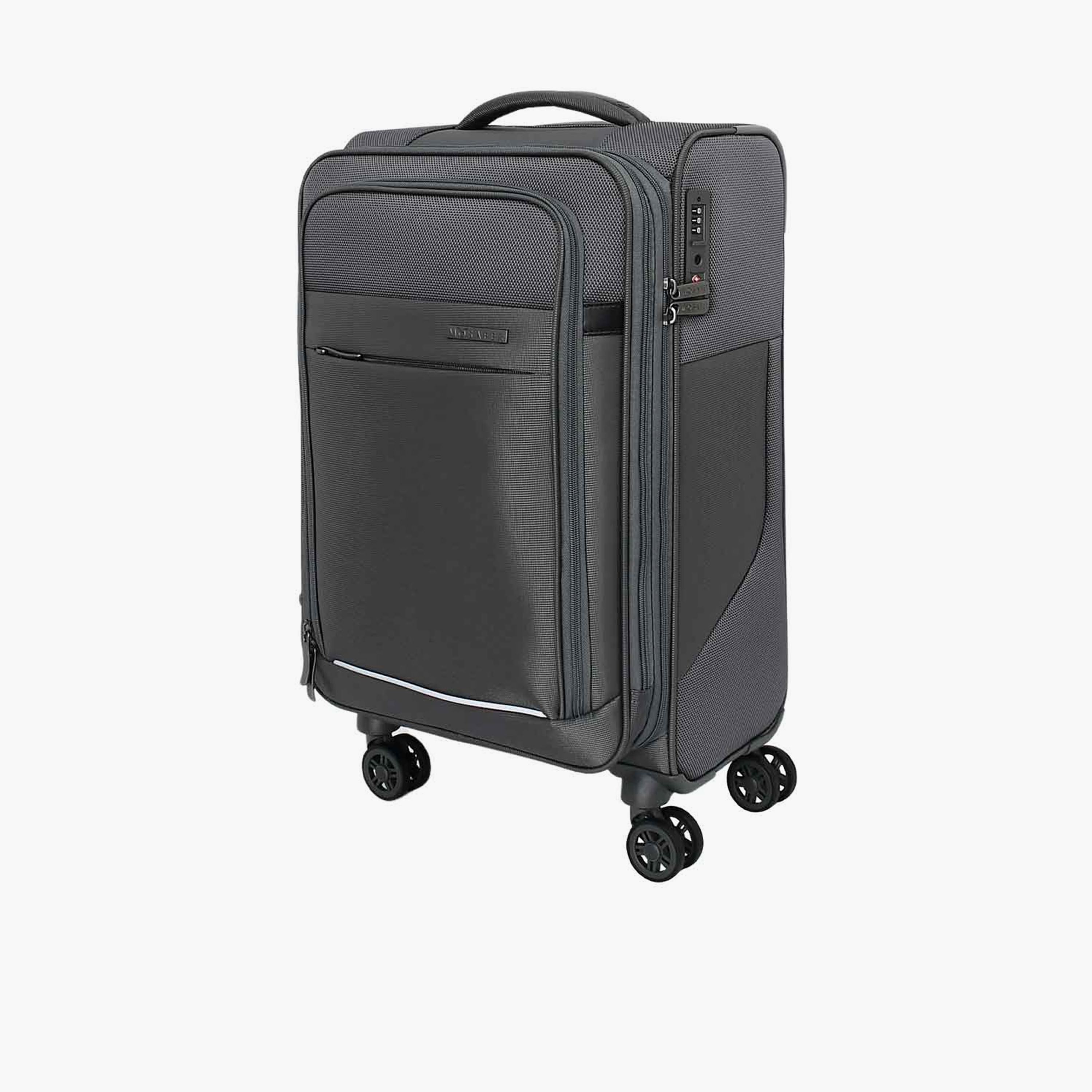 Mosafer Desire II 50 CM Small Cabin Polyester Soft Sided 4-Wheeler Spinner Trolley Bag with TSA Lock-travel-luggagesandbags-luggage-image-12