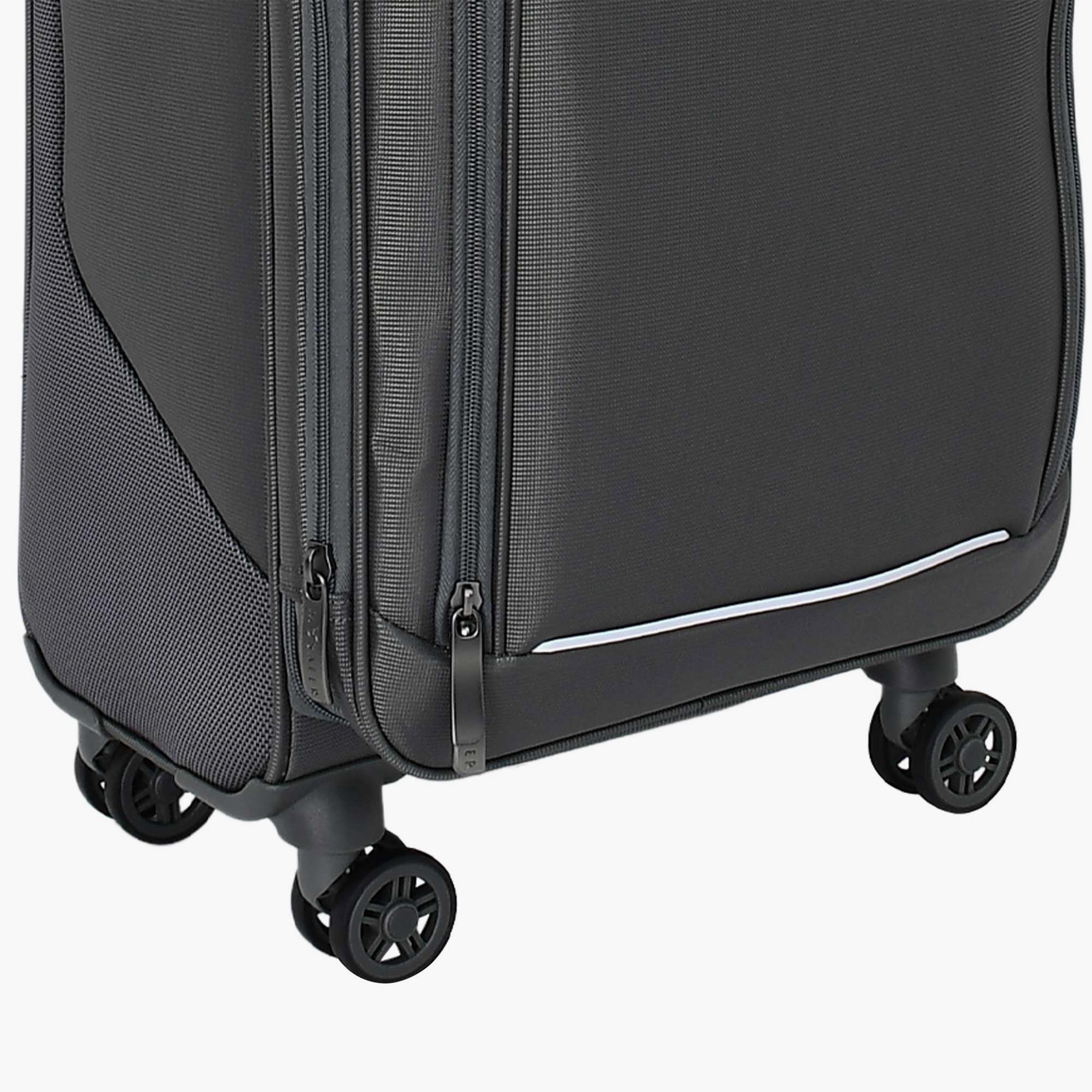 Mosafer Desire II 50 CM Small Cabin Polyester Soft Sided 4-Wheeler Spinner Trolley Bag with TSA Lock-travel-luggagesandbags-luggage-image-13