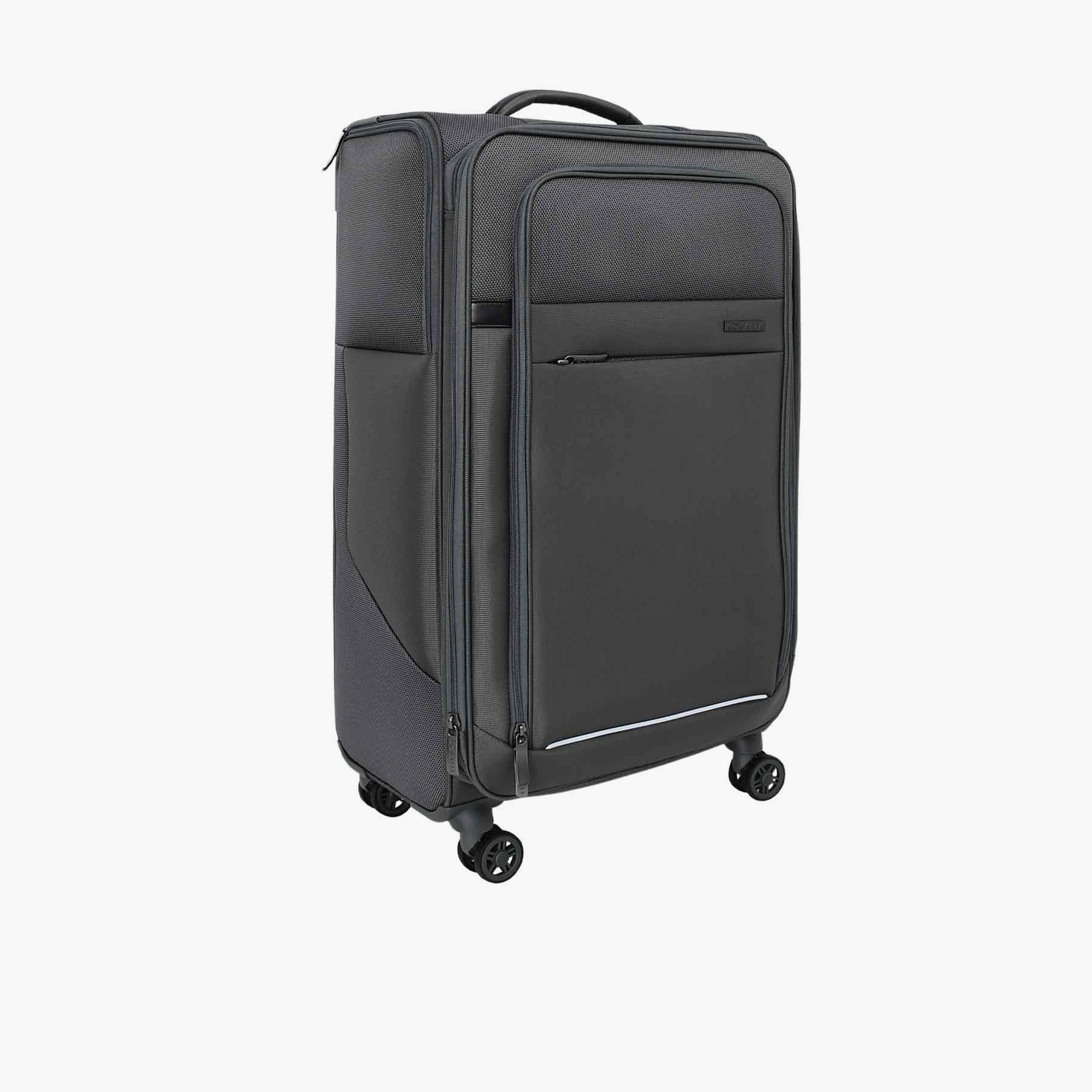 Mosafer Desire II 63 CM Medium Check-in Polyester Soft Sided 4-Wheeler Spinner Trolley Bag with TSA Lock-travel-luggagesandbags-luggage-image-11