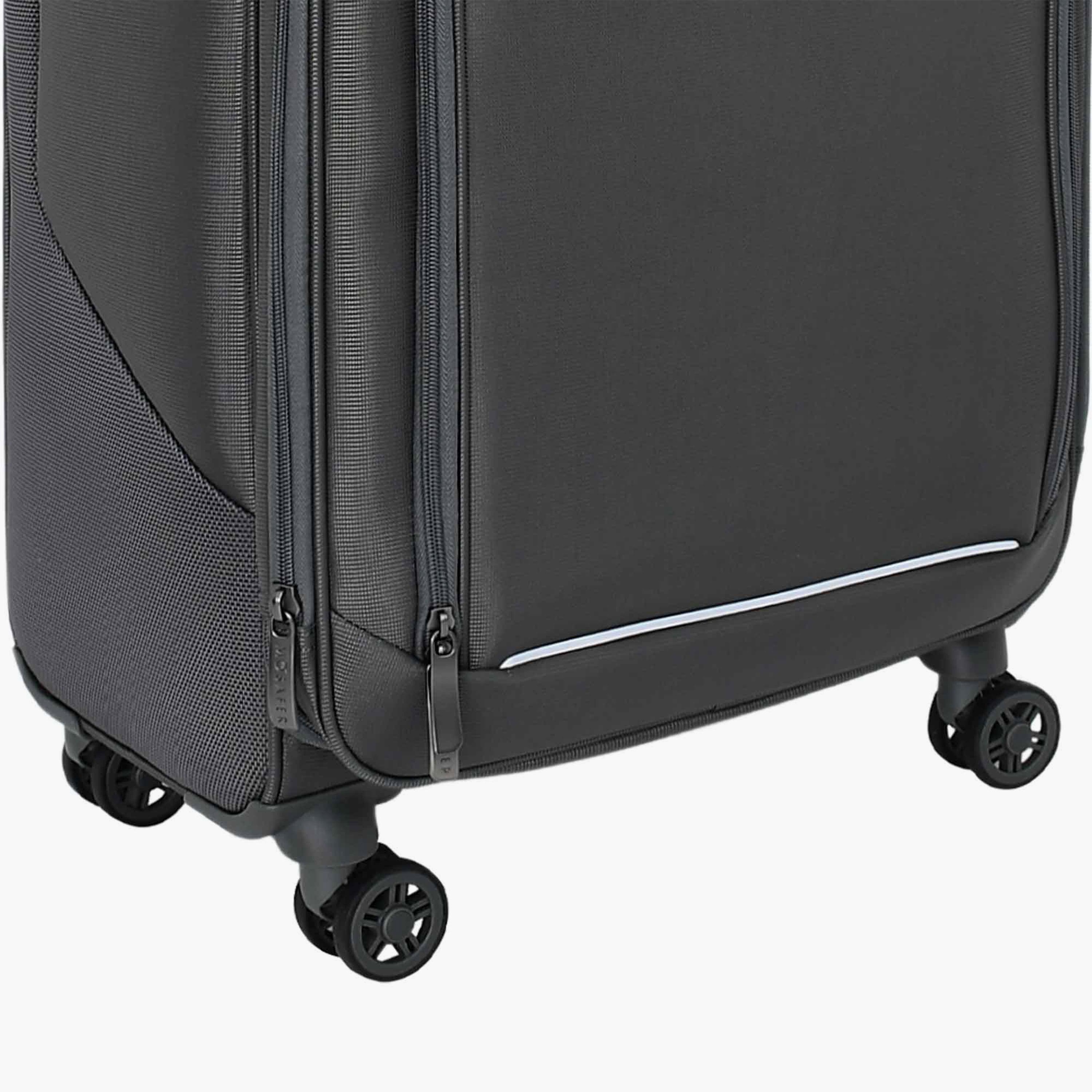 Mosafer Desire II 63 CM Medium Check-in Polyester Soft Sided 4-Wheeler Spinner Trolley Bag with TSA Lock-travel-luggagesandbags-luggage-image-13