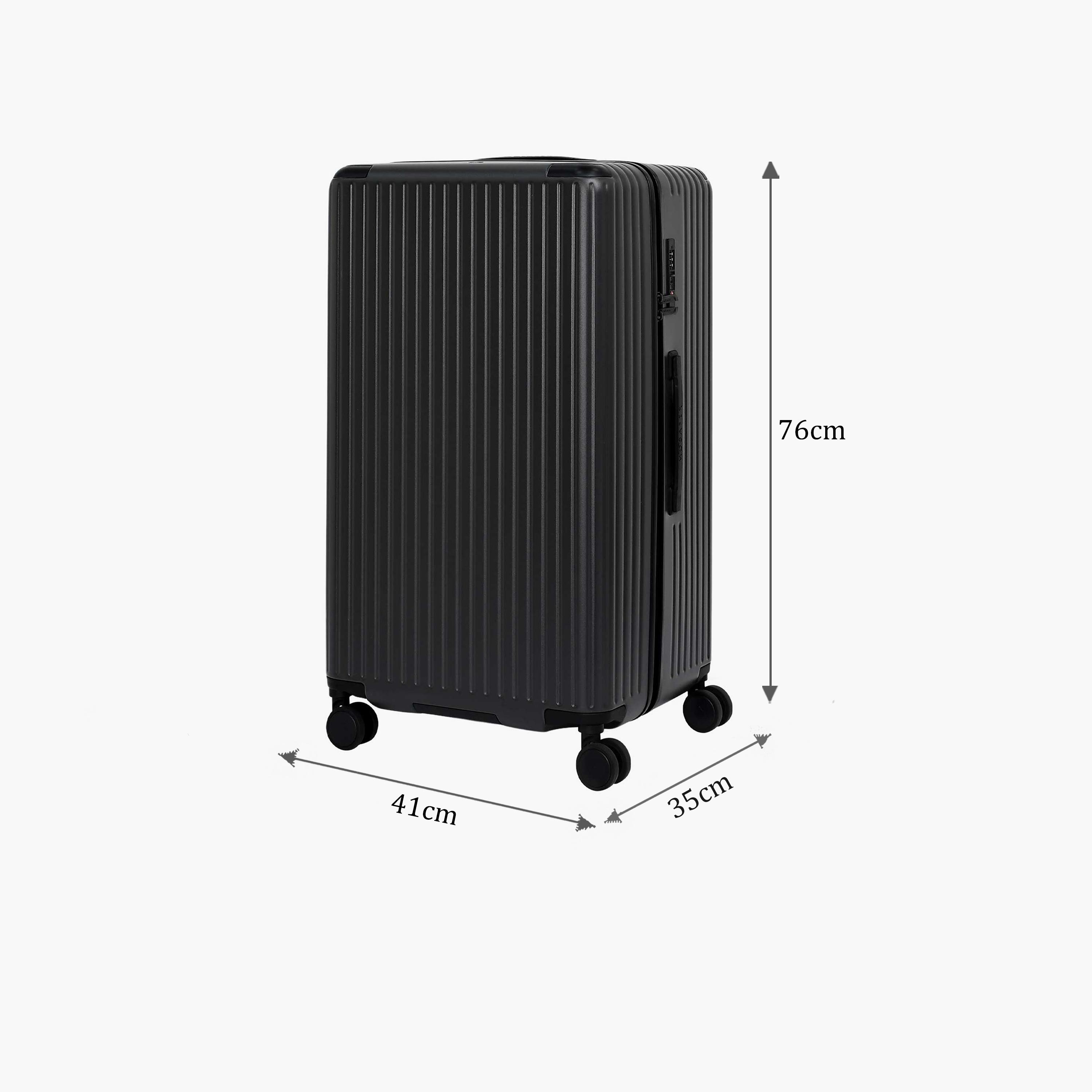 Mosafer Rover 76 CM Large Check-in Polycarbonate with ABS Hard Sided 4-Wheeler Spinner Trolley Bag with TSA Lock-travel-luggagesandbags-luggage-image-2