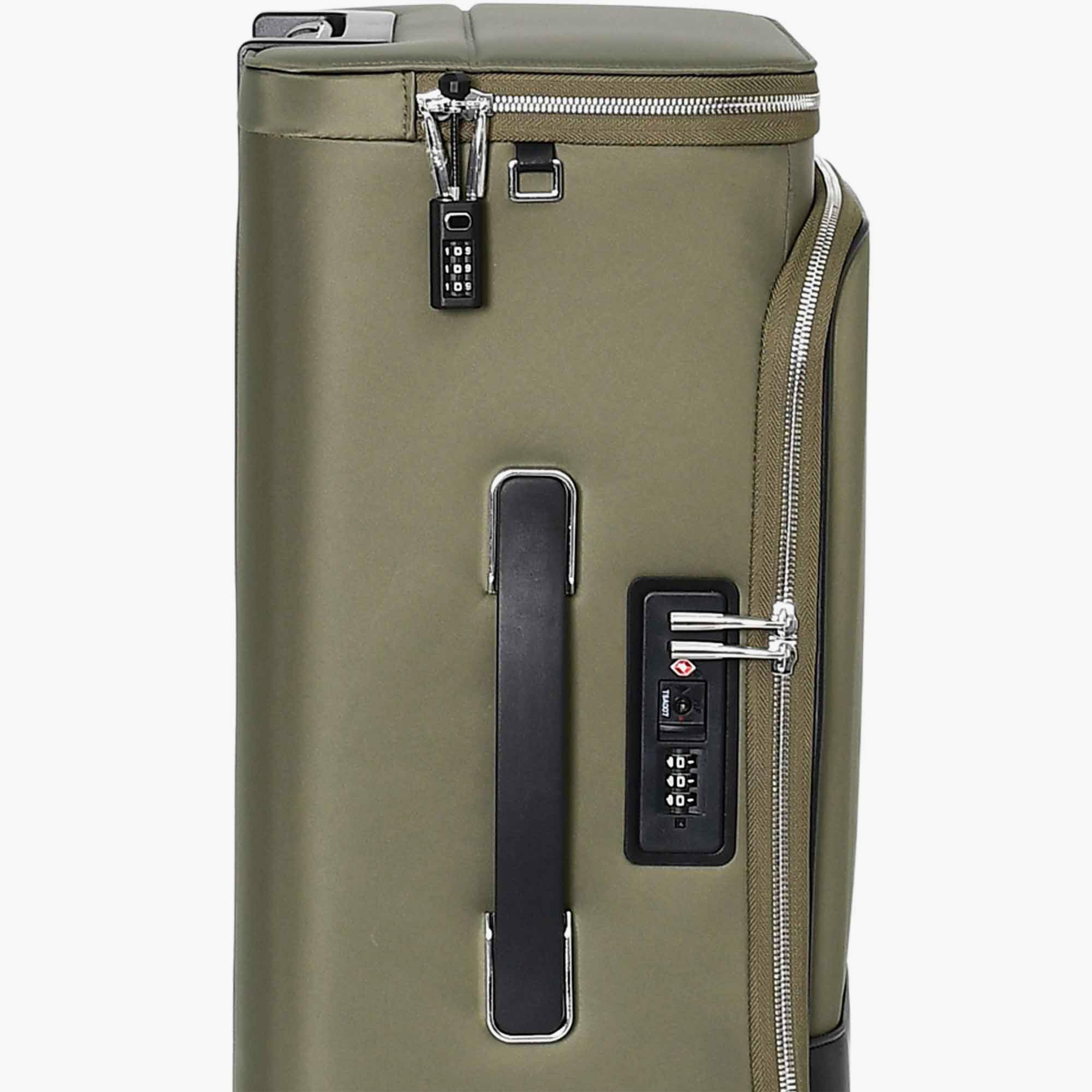 Mosafer Wellington 56 CM Small Cabin Nylon Soft Sided 4-Wheeler Spinner Trolley Bag with TSA Lock-travel-luggagesandbags-luggage-image-15