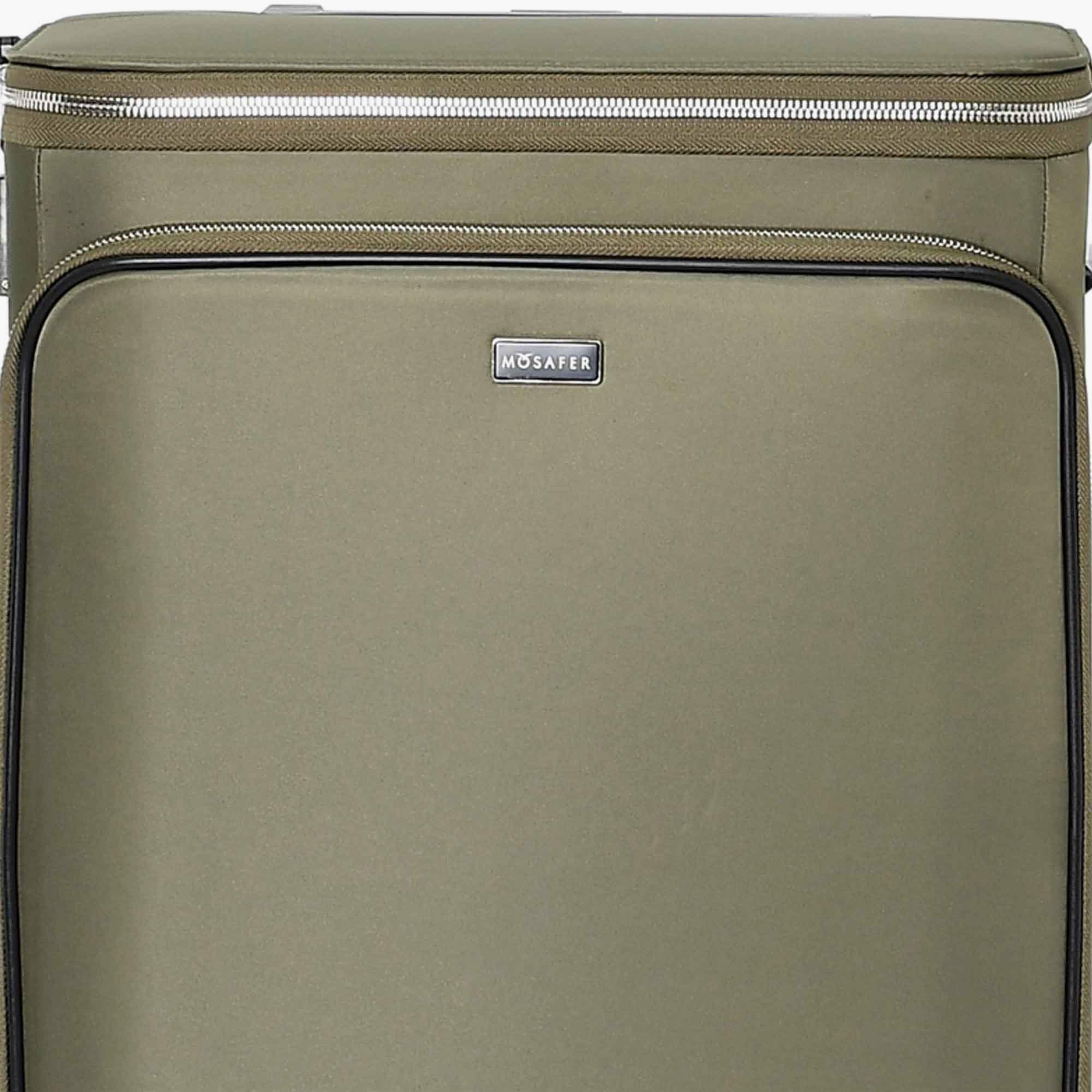 Mosafer Wellington 56 CM Small Cabin Nylon Soft Sided 4-Wheeler Spinner Trolley Bag with TSA Lock-travel-luggagesandbags-luggage-image-16