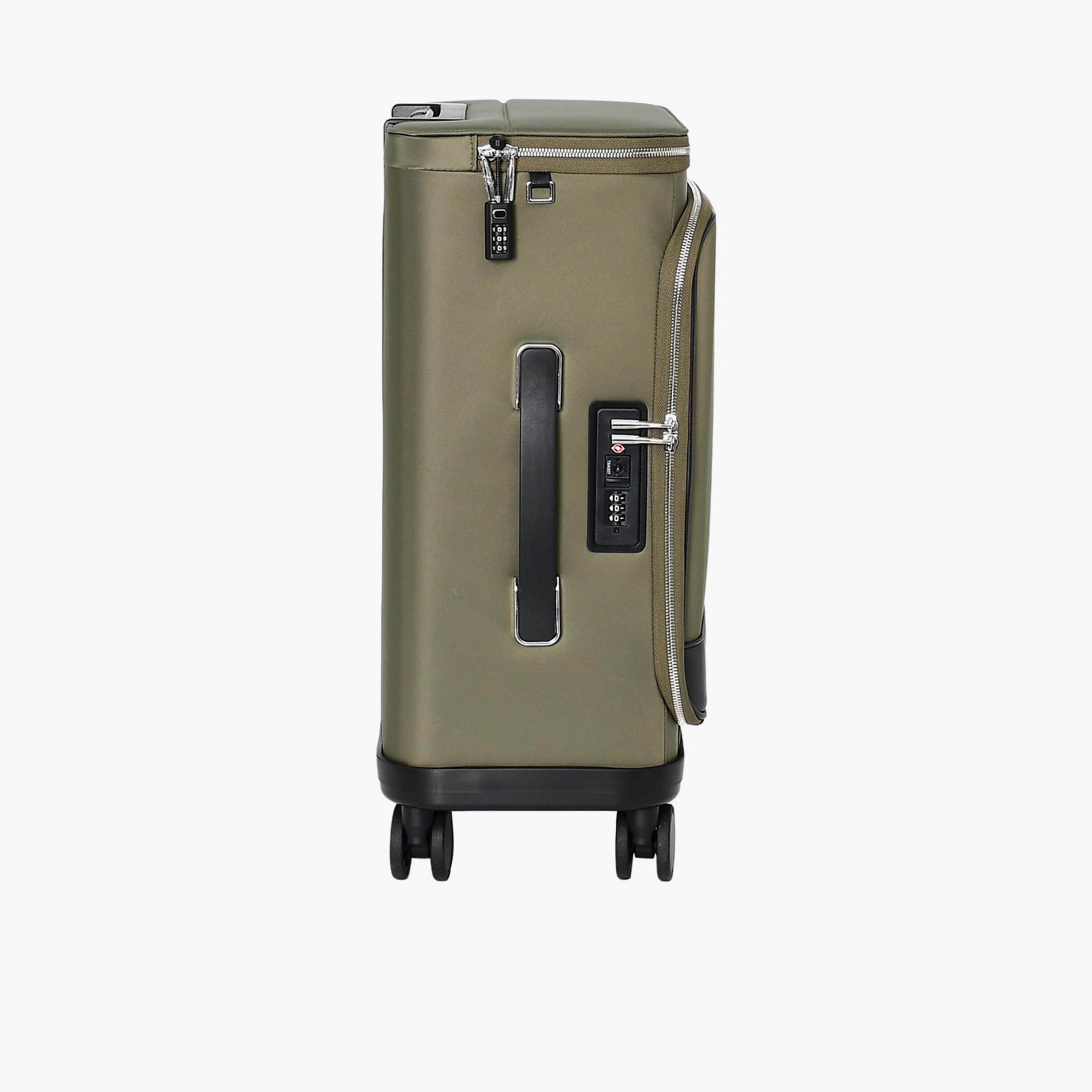 Mosafer Wellington 56 CM Small Cabin Nylon Soft Sided 4-Wheeler Spinner Trolley Bag with TSA Lock-travel-luggagesandbags-luggage-image-7