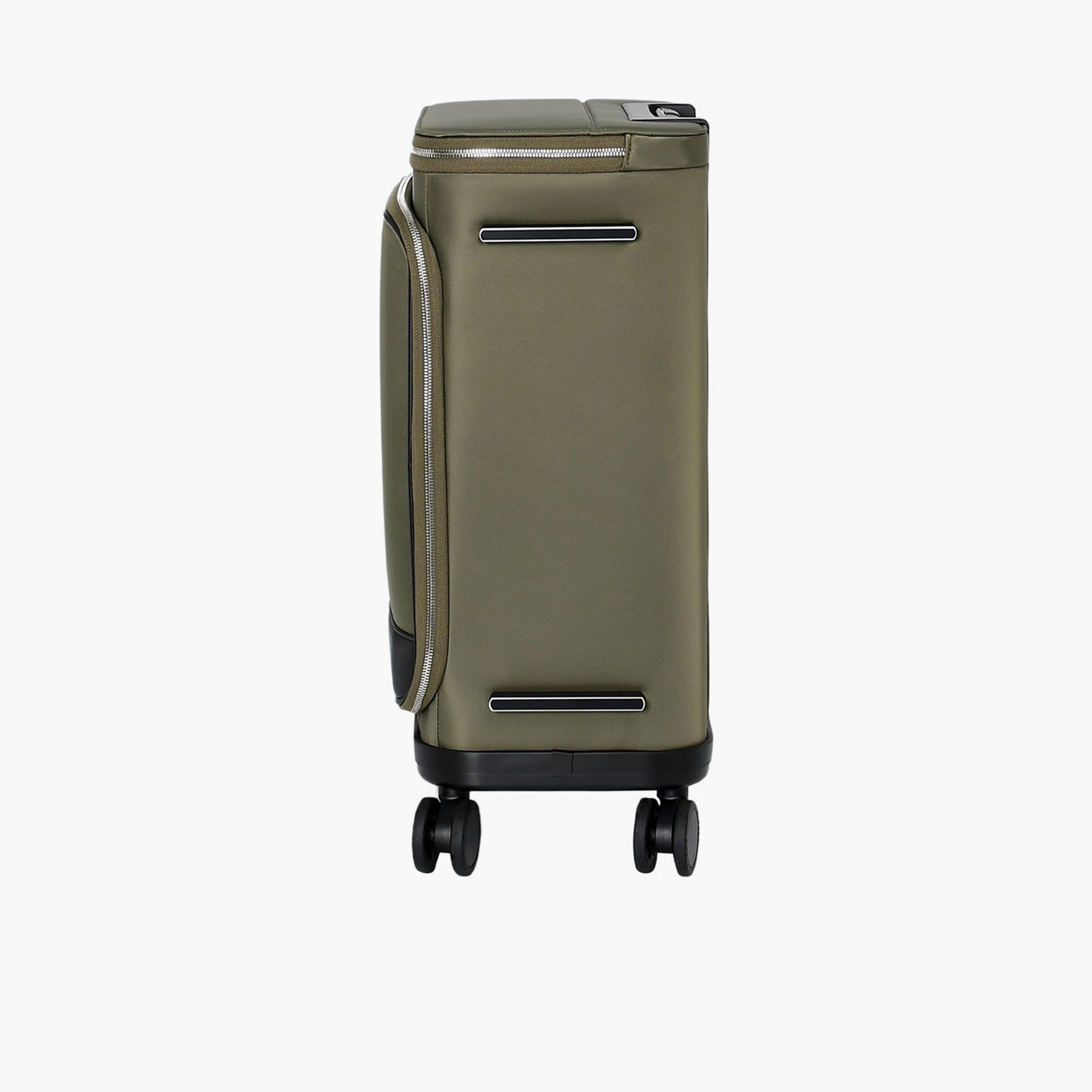 Mosafer Wellington 56 CM Small Cabin Nylon Soft Sided 4-Wheeler Spinner Trolley Bag with TSA Lock-travel-luggagesandbags-luggage-image-8