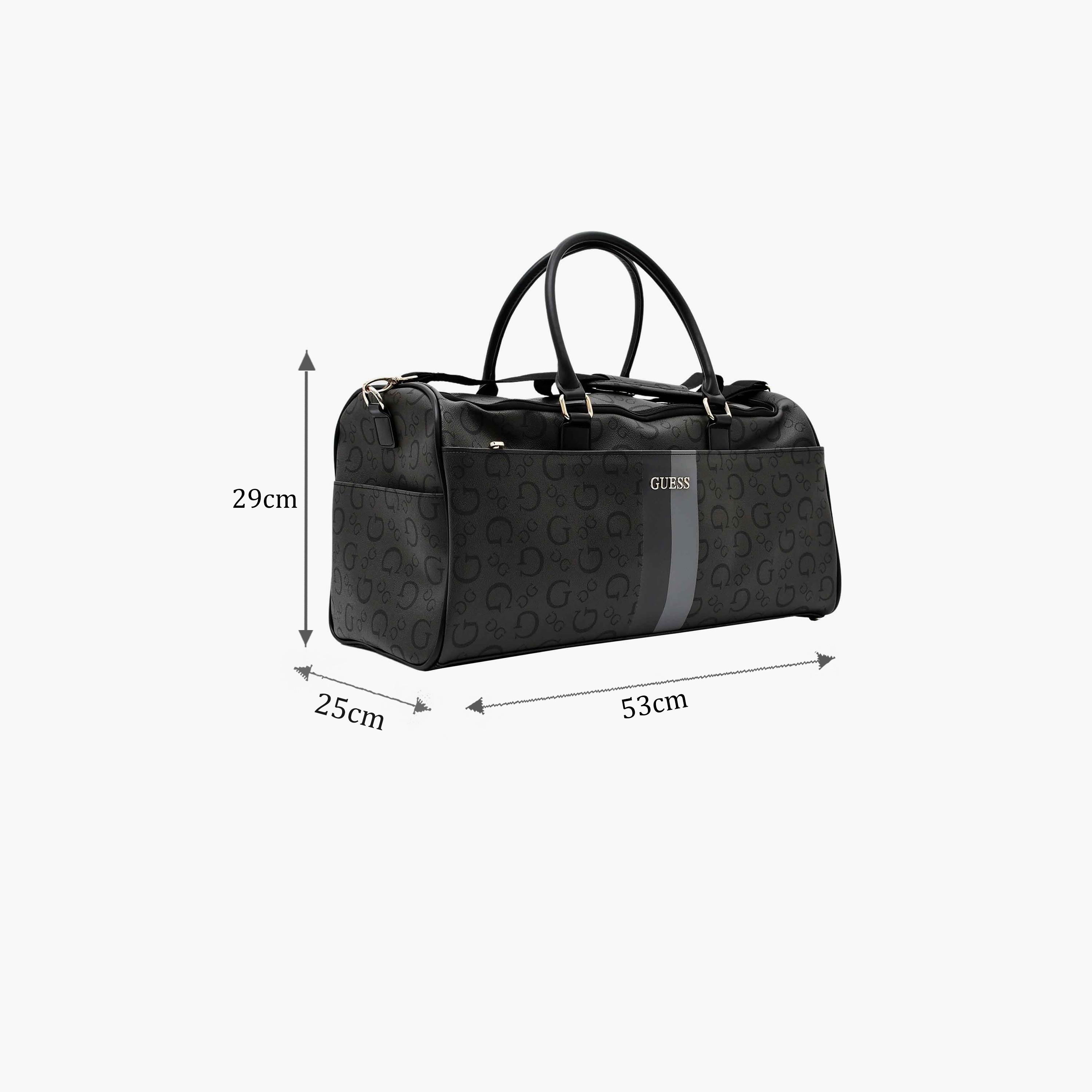 غيس - شنطة سفر ويستر مطبوعة بمقبضين وسحاب إغلاق وحزام قابل للفصل | 53 × 29 × 25 سم-travel-luggagesandbags-dufflebags-image-2