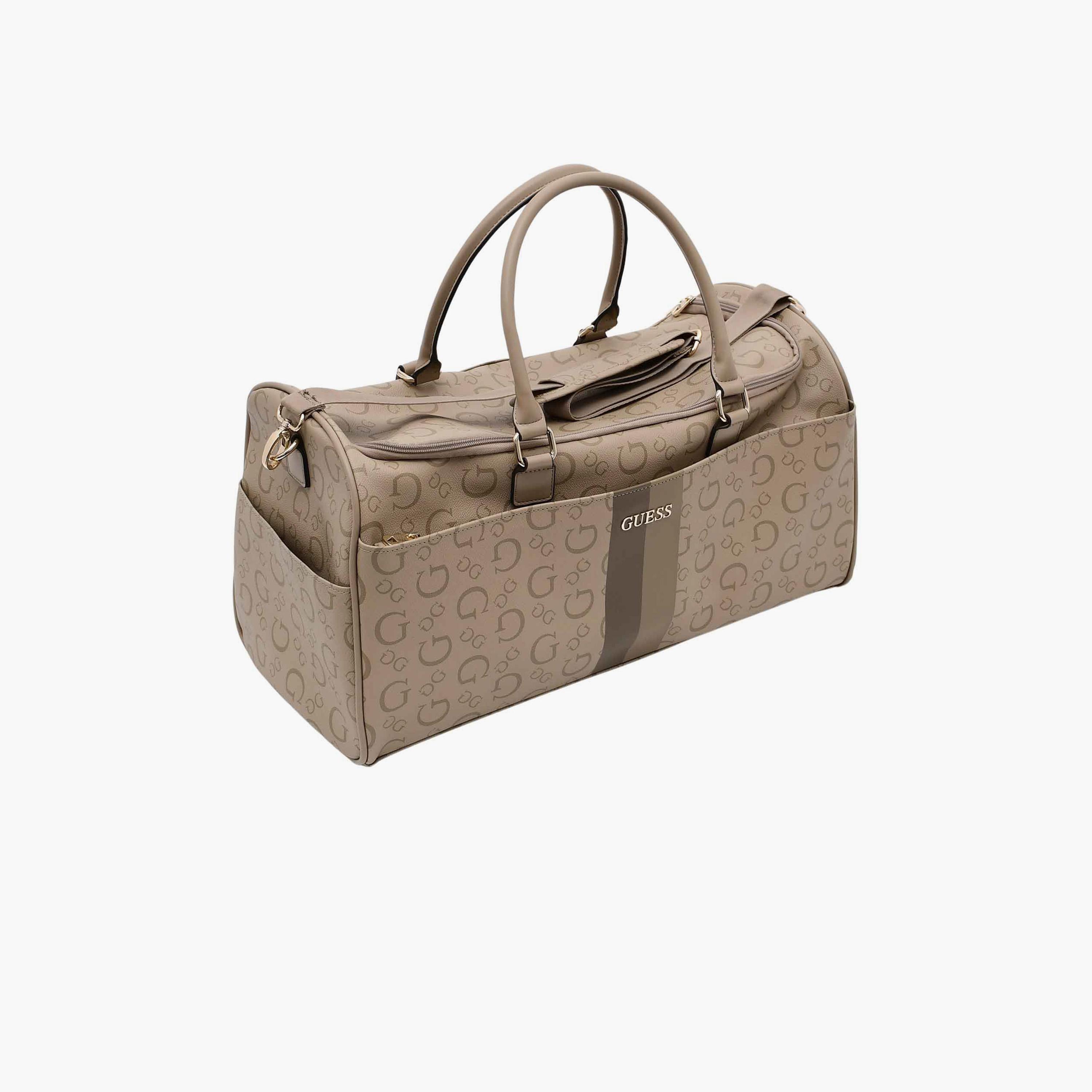 غيس - شنطة سفر ويستر مطبوعة بمقبضين وسحاب إغلاق وحزام قابل للفصل | 53 × 29 × 25 سم-travel-luggagesandbags-dufflebags-image-4