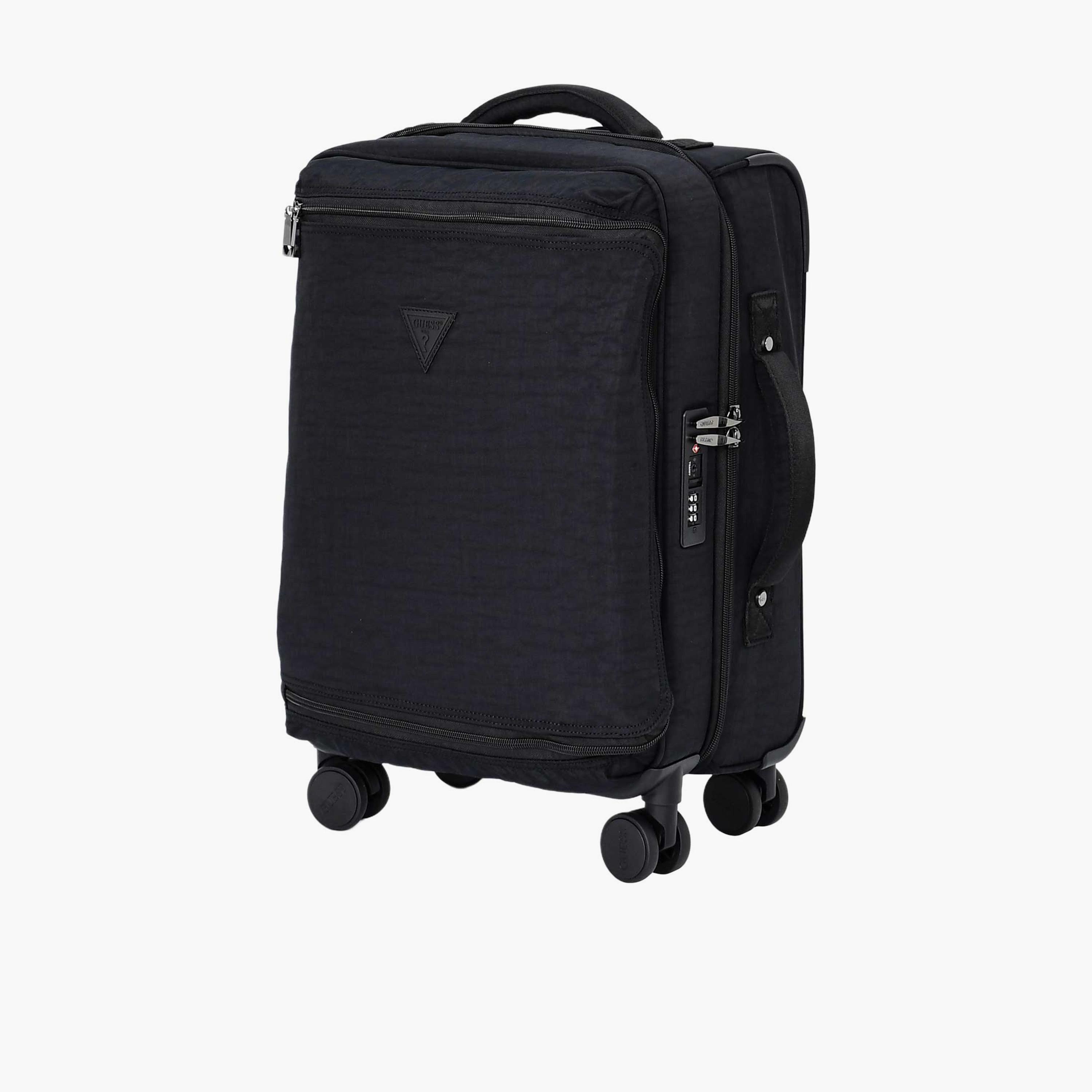 Guess Greyjoy 56 CM Small Cabin Nylon Soft Sided 4-Wheeler Spinner Trolley Bag with TSA Lock-travel-luggagesandbags-luggage-image-11