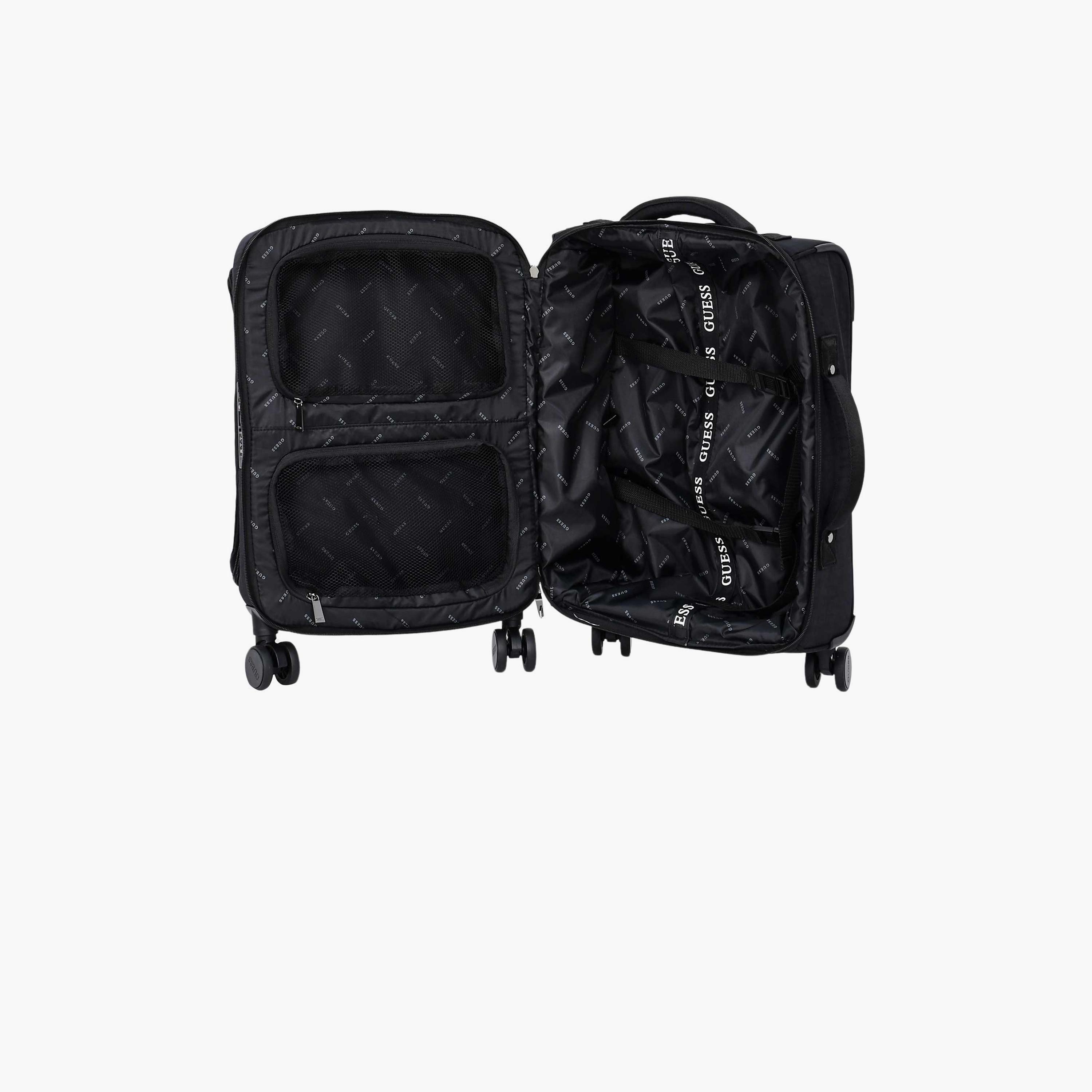 Guess Greyjoy 56 CM Small Cabin Nylon Soft Sided 4-Wheeler Spinner Trolley Bag with TSA Lock-travel-luggagesandbags-luggage-image-5