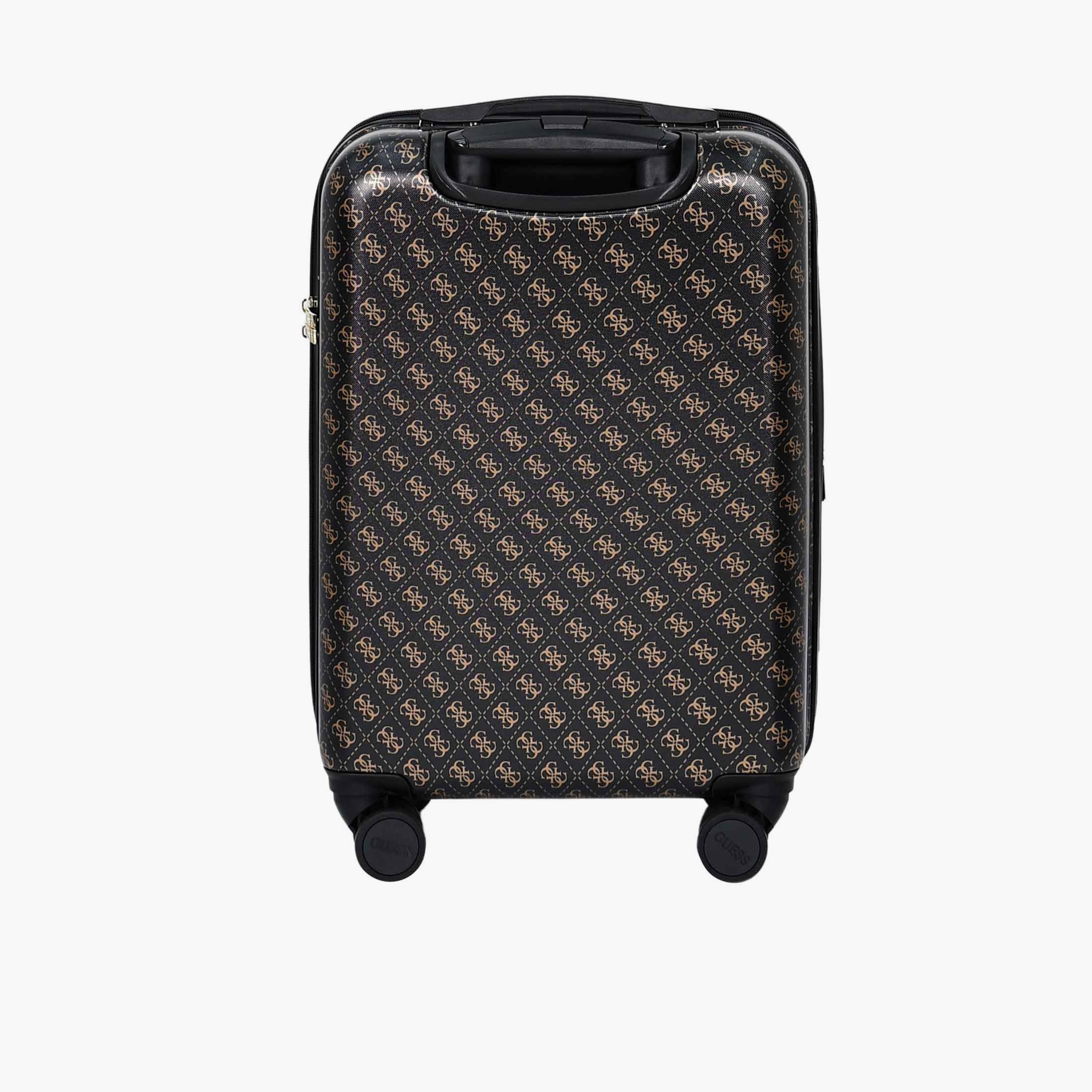 Guess Jesco 56 CM Small Cabin PU Hard Sided 4-Wheeler Spinner Trolley Bag with TSA Lock-travel-luggagesandbags-luggage-image-5