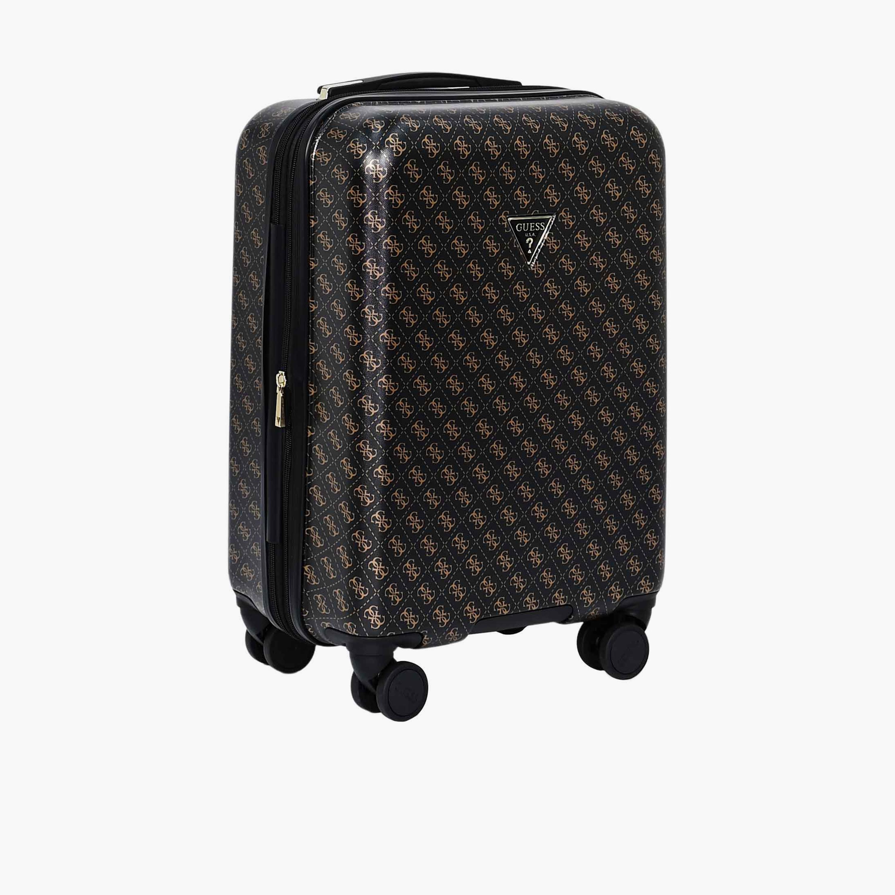 Guess Jesco 56 CM Small Cabin PU Hard Sided 4-Wheeler Spinner Trolley Bag with TSA Lock-travel-luggagesandbags-luggage-image-7