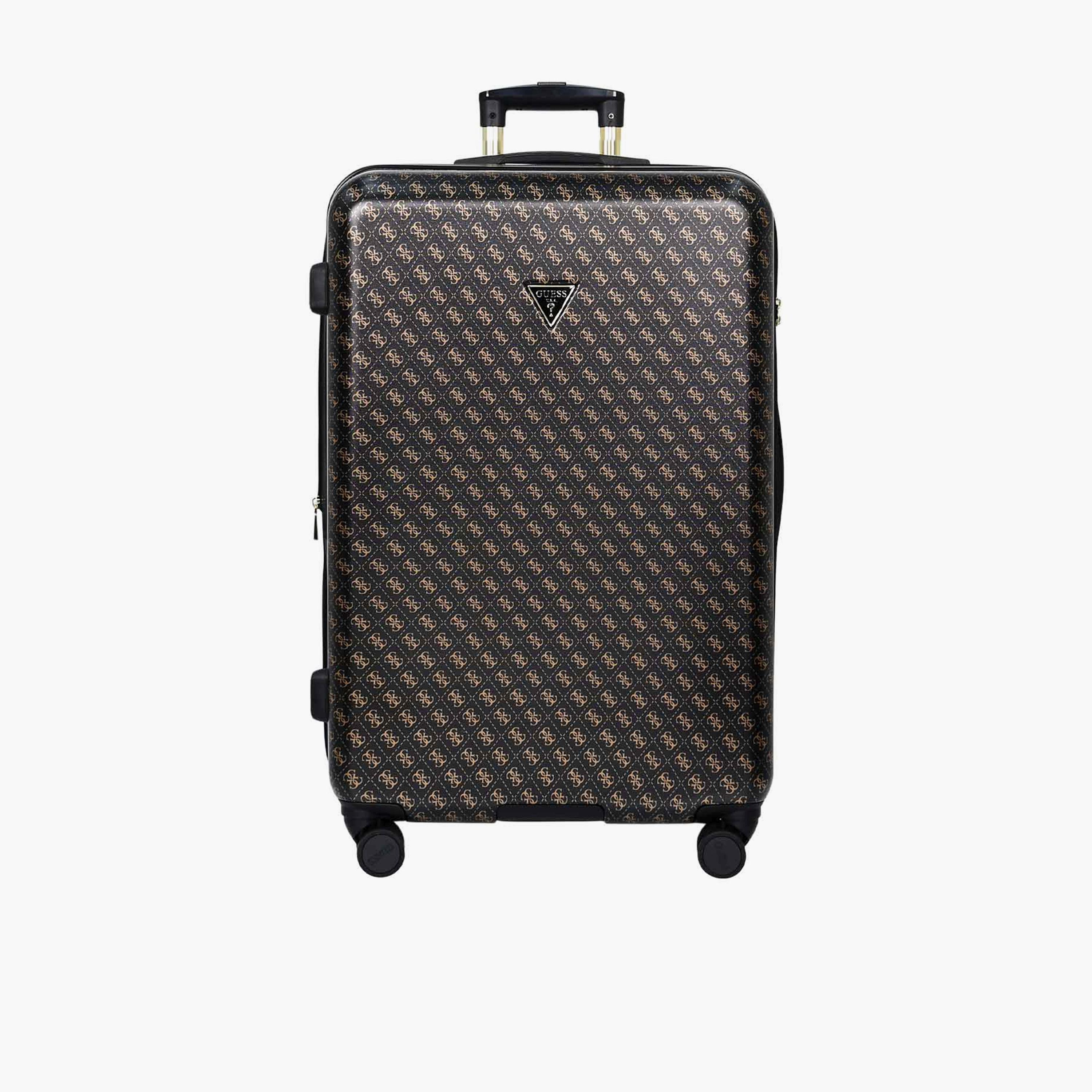 Guess Jesco 51 CM Large Check-in PU Hard Sided 4-Wheeler Spinner Trolley Bag with TSA Lock-travel-luggagesandbags-luggage-image-1