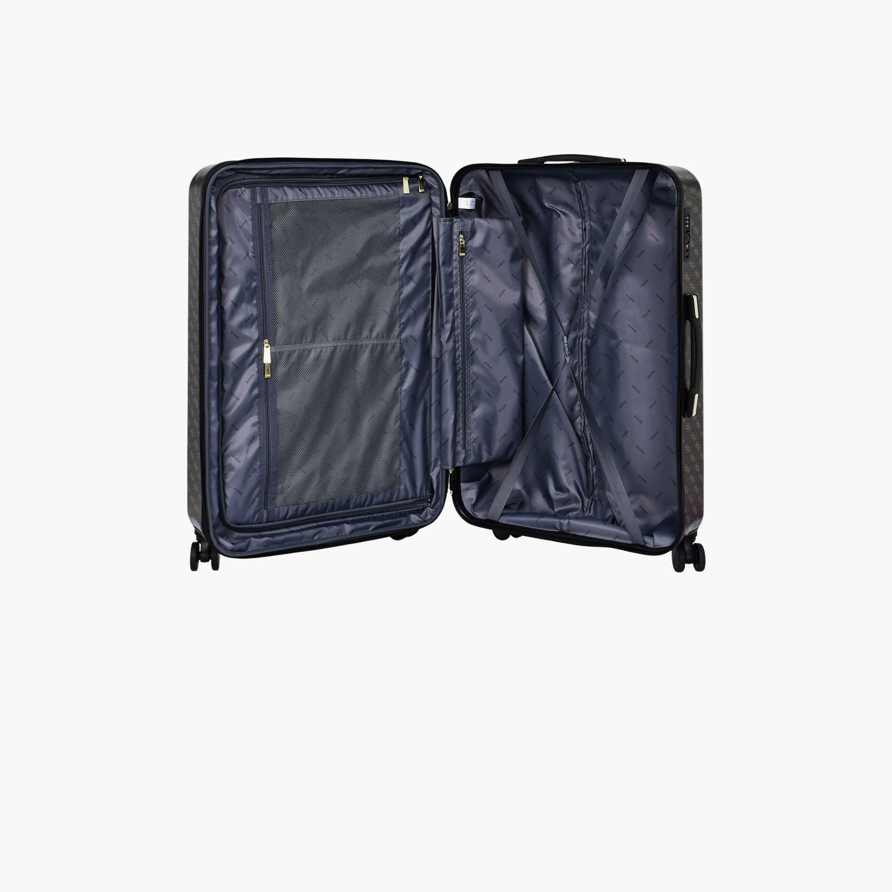 Guess Jesco 51 CM Large Check-in PU Hard Sided 4-Wheeler Spinner Trolley Bag with TSA Lock-travel-luggagesandbags-luggage-image-6