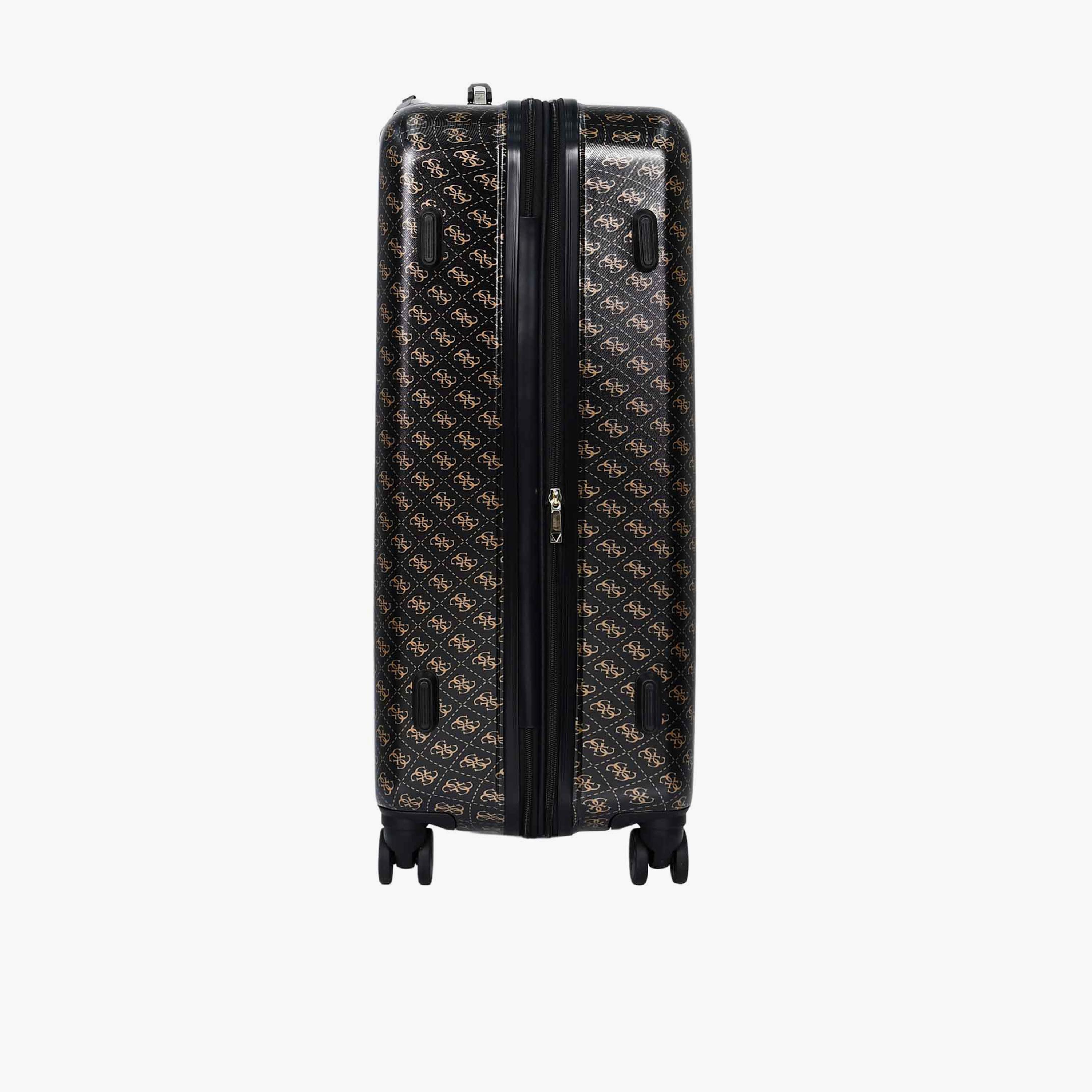 Guess Jesco 51 CM Large Check-in PU Hard Sided 4-Wheeler Spinner Trolley Bag with TSA Lock-travel-luggagesandbags-luggage-image-7