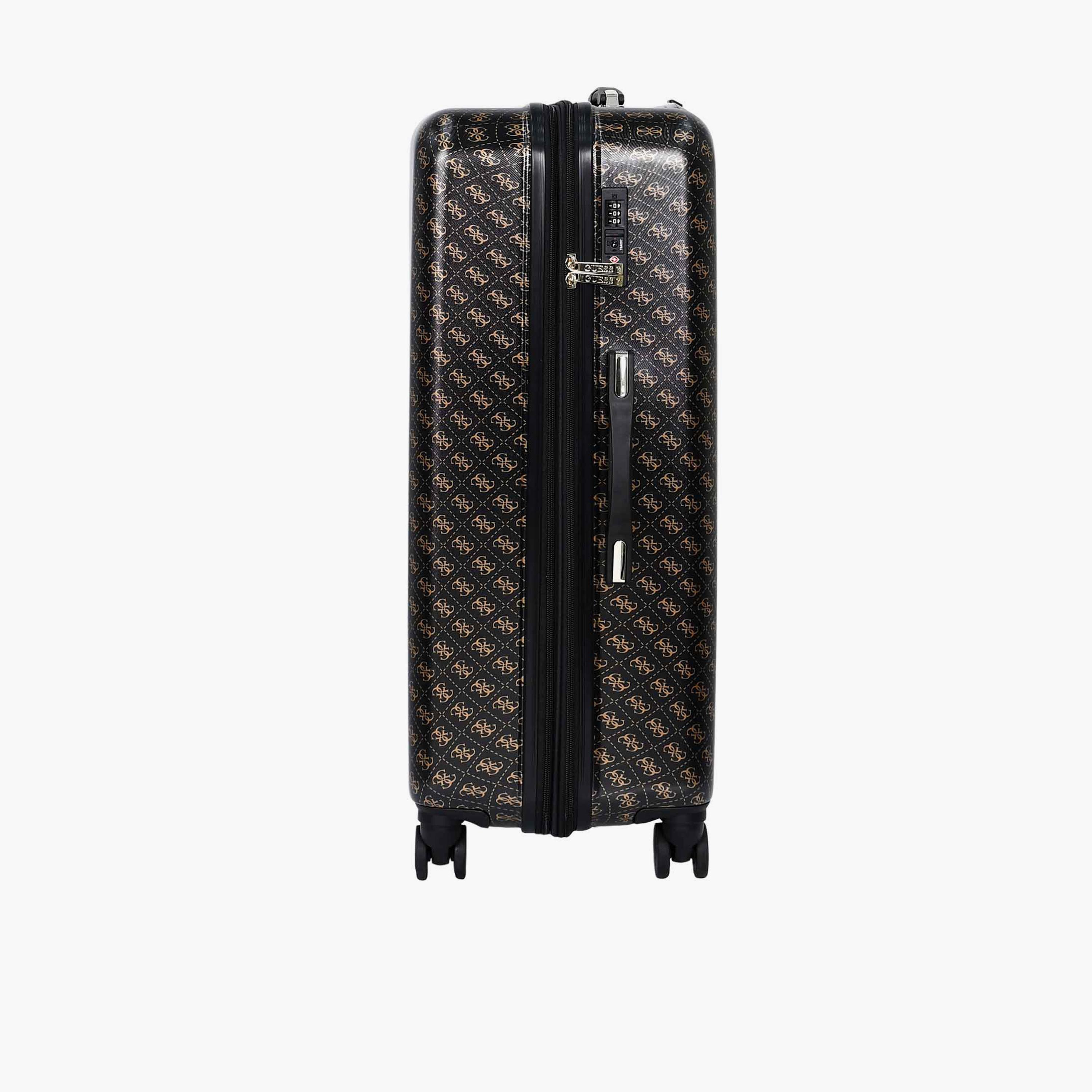 Guess Jesco 51 CM Large Check-in PU Hard Sided 4-Wheeler Spinner Trolley Bag with TSA Lock-travel-luggagesandbags-luggage-image-8