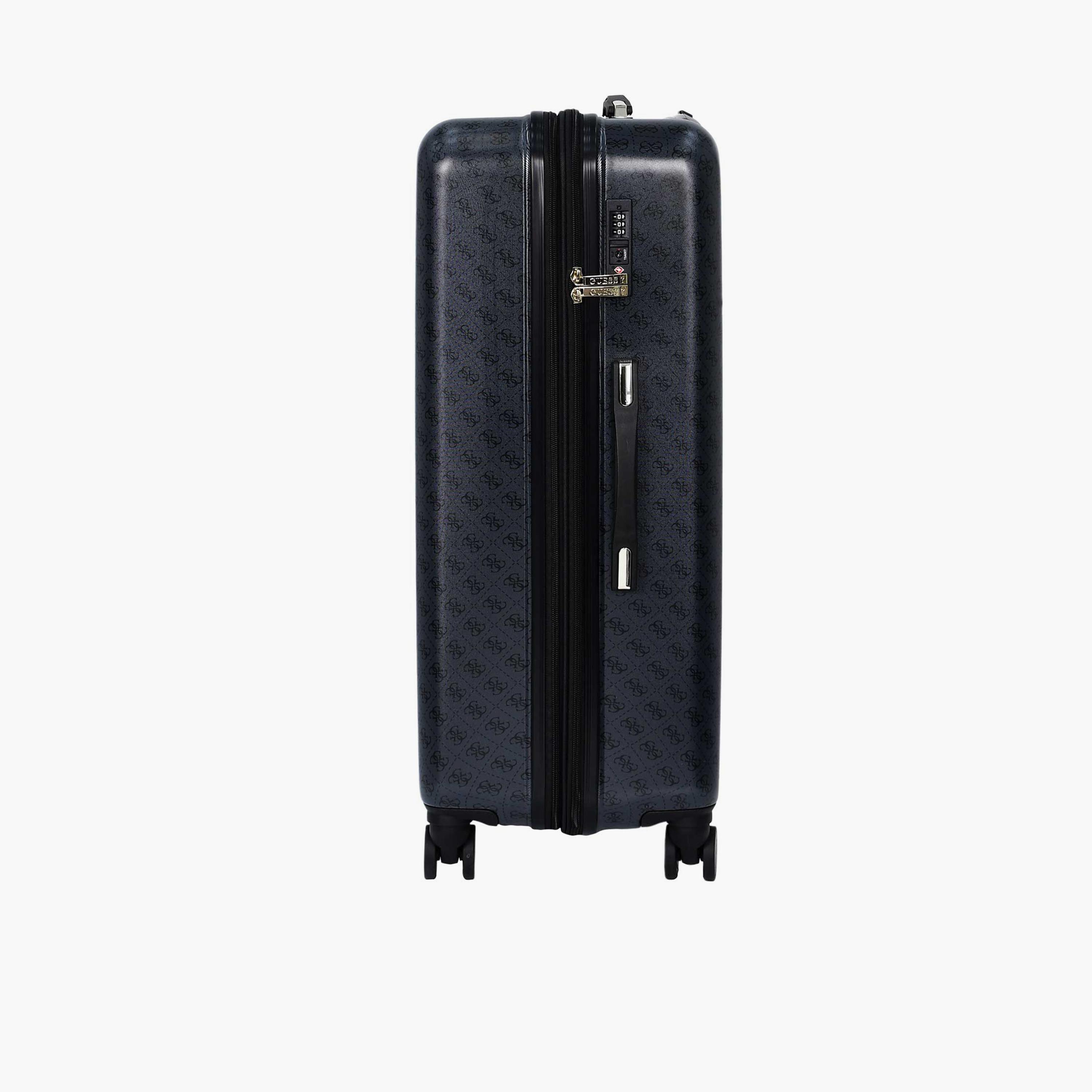 Guess Jesco 51 CM Large Check-in PU Hard Sided 4-Wheeler Spinner Trolley Bag with TSA Lock-travel-luggagesandbags-luggage-image-5